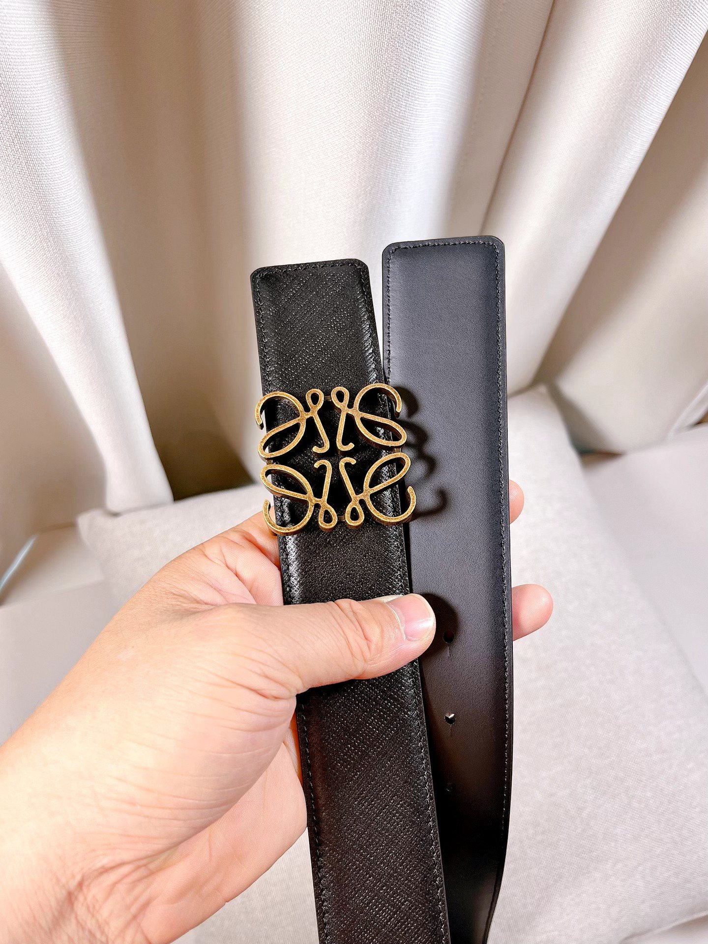 Loewe Leather Belts 1:1 Mirror Version