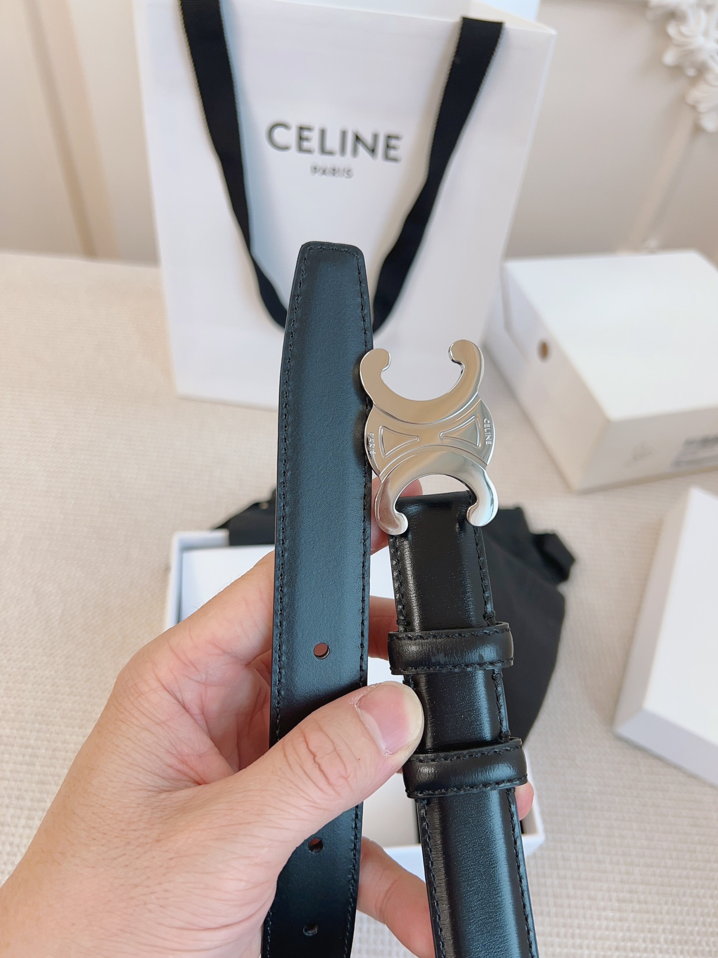 Celine Leather Belts 1:1 Mirror Version