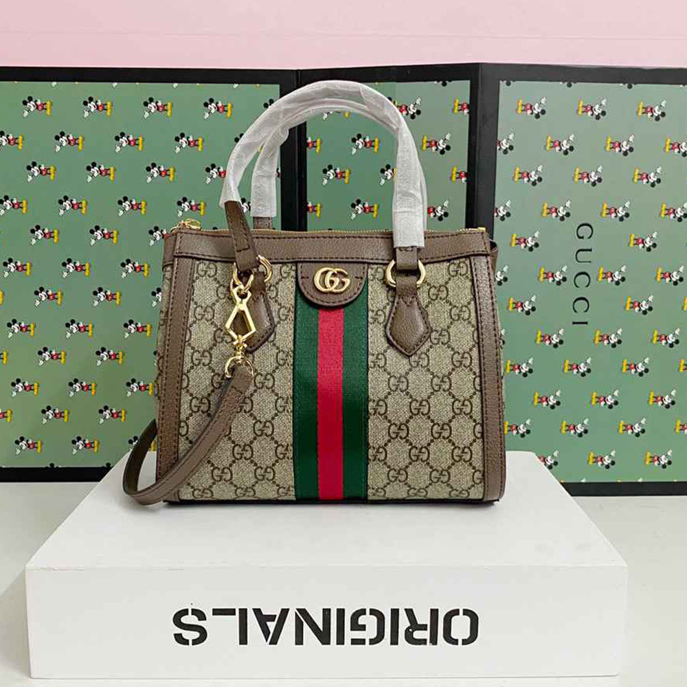 Gucci Ophidia Canvas Tote Handbag Shoulder Bag (Replica)
