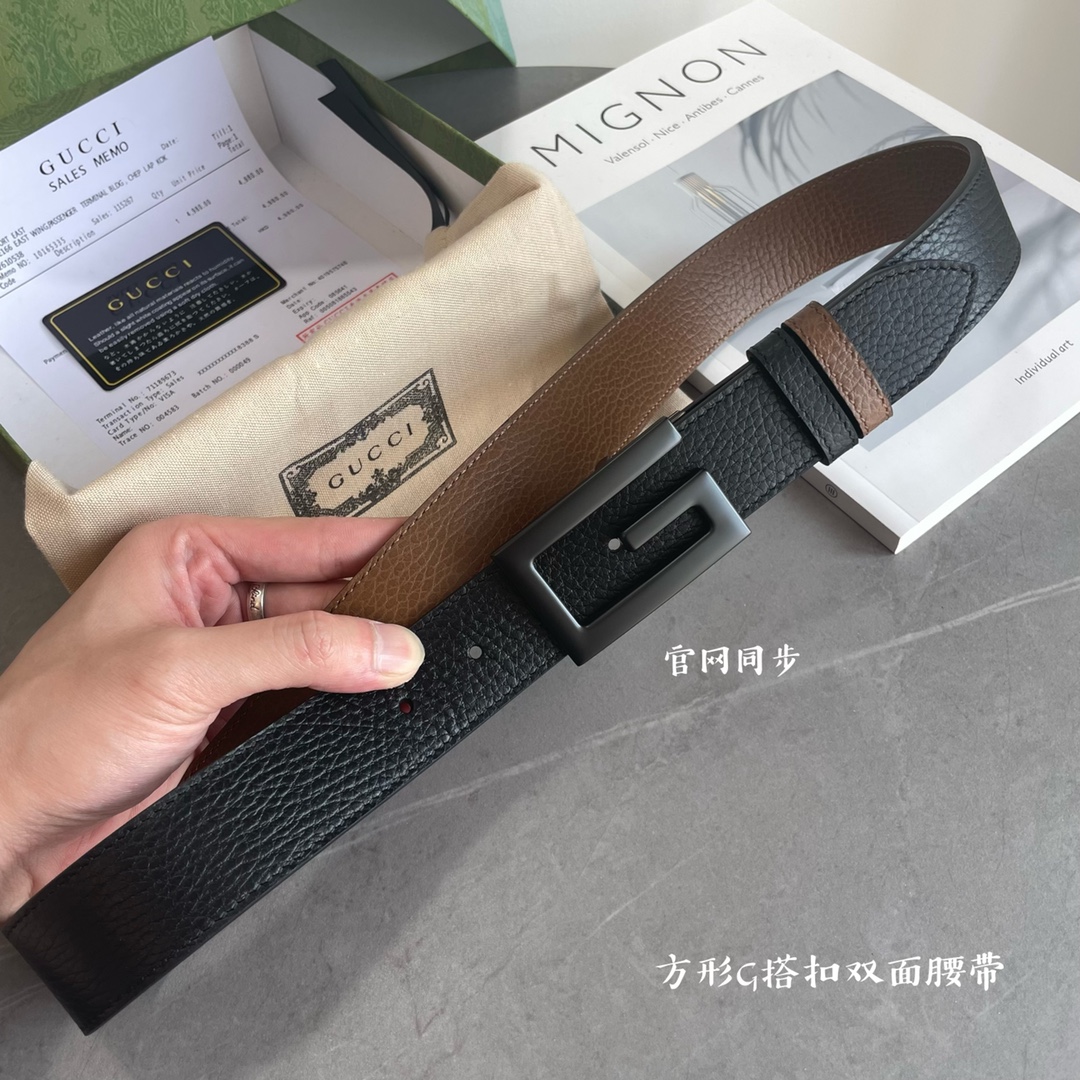 Gucci Leather Belts 1:1 Mirror Version