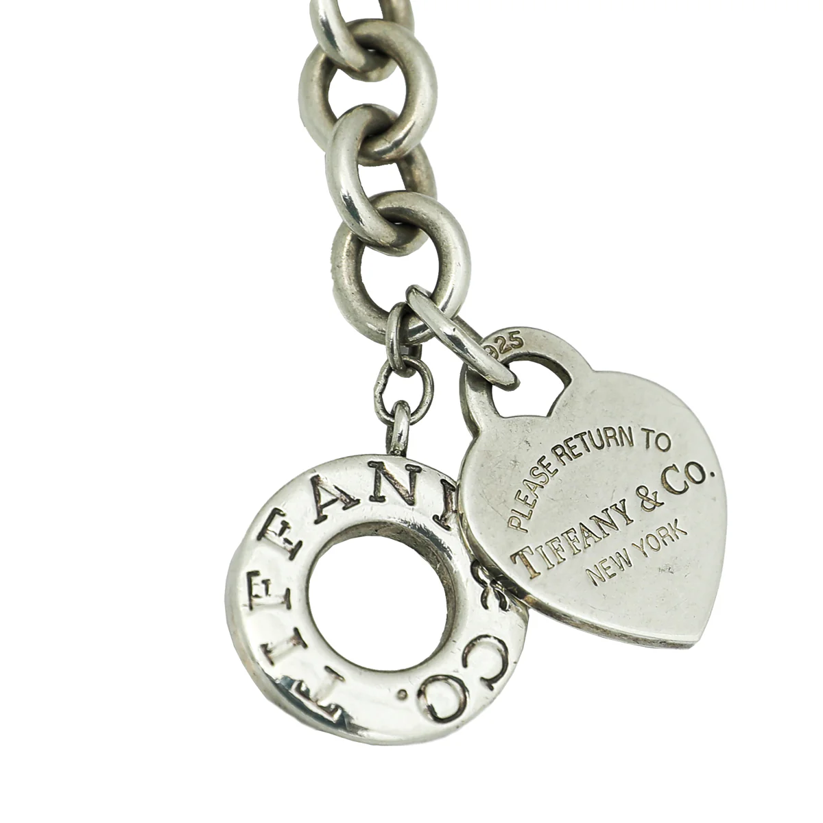 Tiffany & Co Silver Heart Tag Toggle Necklace