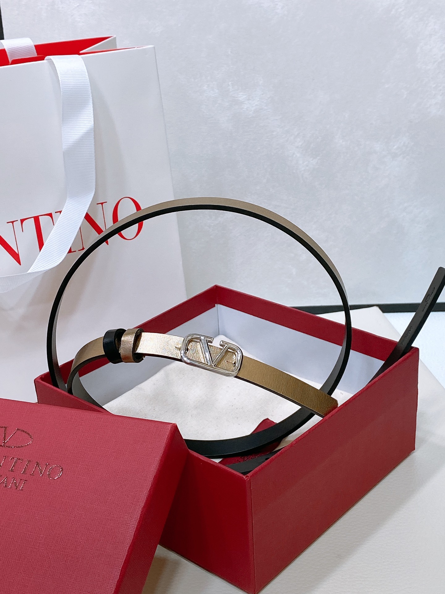 Valentino Leather Belts 1:1 Mirror Version