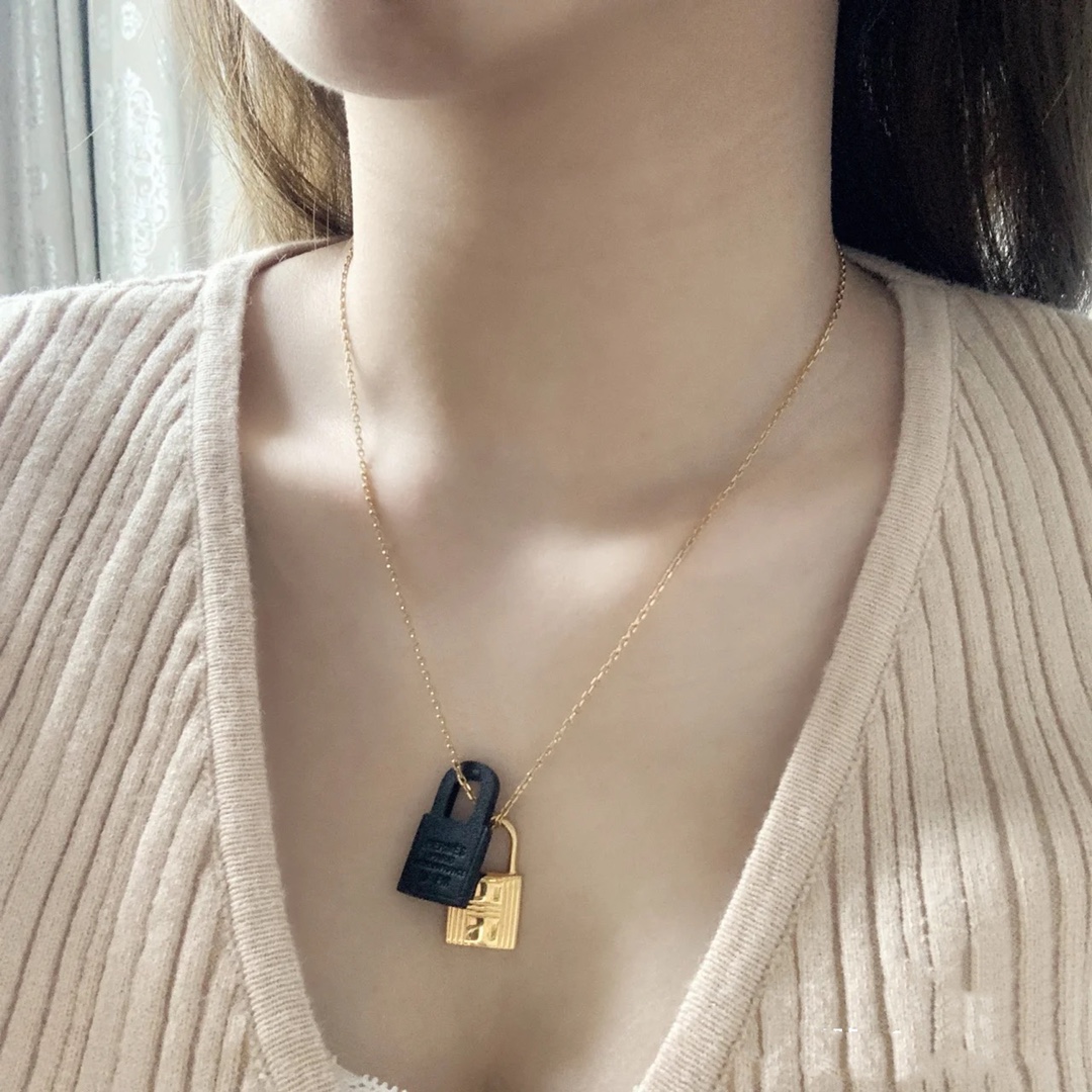 Hermes Double Lock Necklace