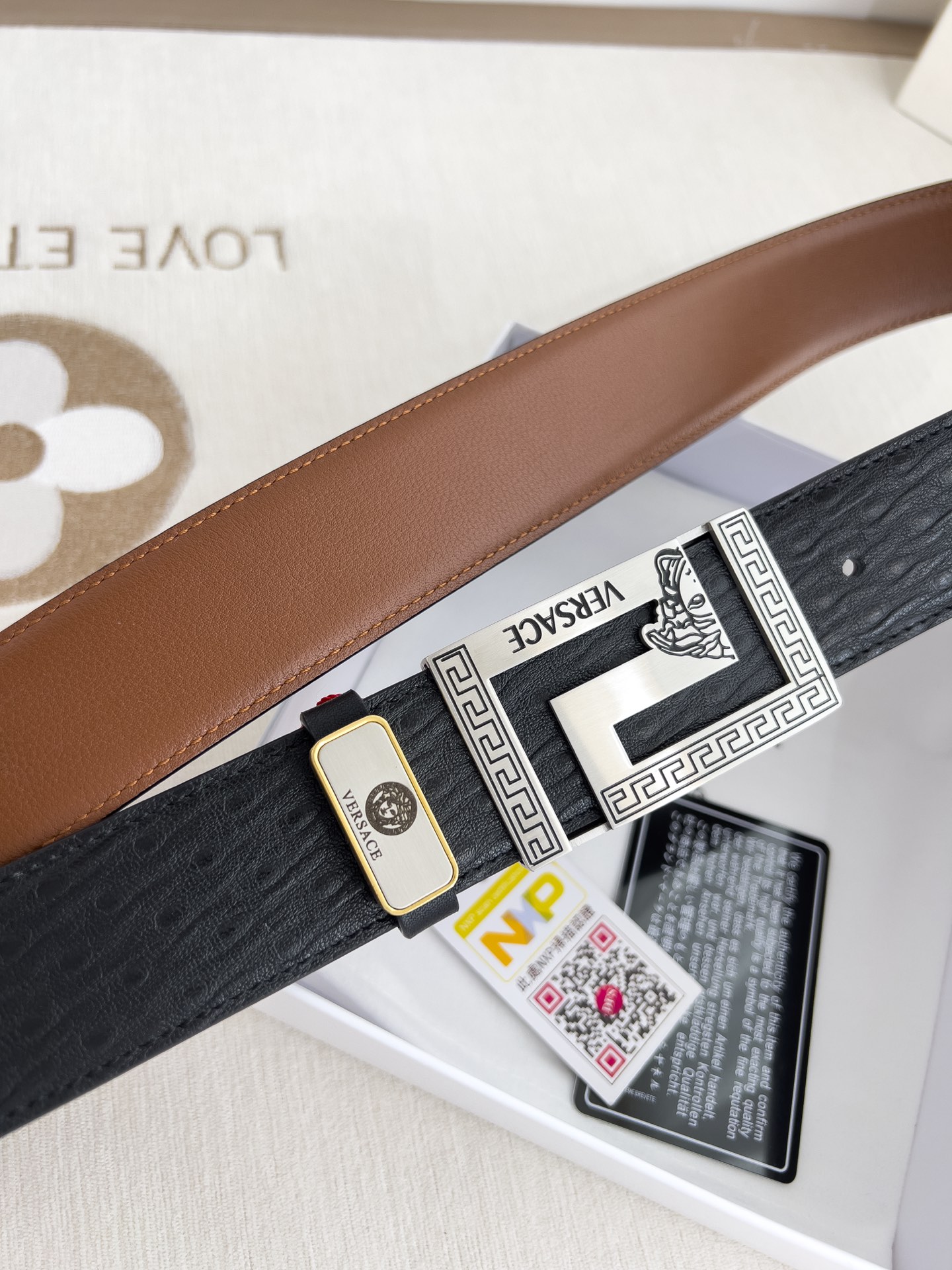 Versace Leather Belts 1:1 Mirror Version