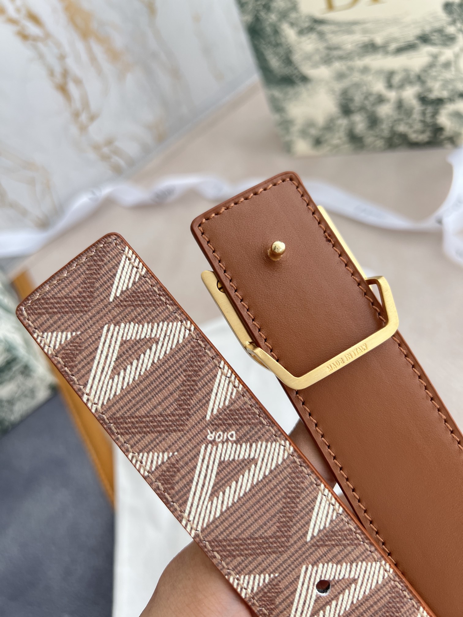 Dior Leather Belts 1:1 Mirror Version