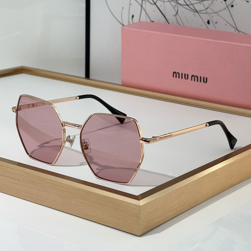 Miumiu  Polygon slim Frame Sunglasses Top quality （Replica）