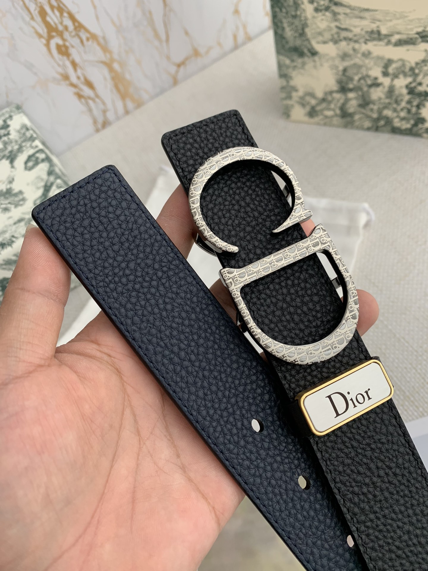 Dior Leather Belts 1:1 Mirror Version