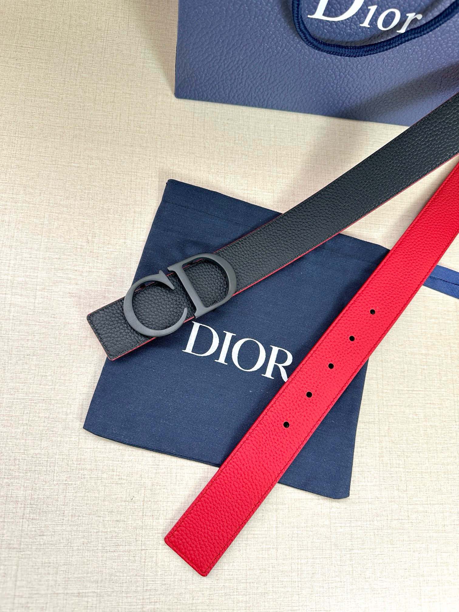 Dior Leather Belts 1:1 Mirror Version