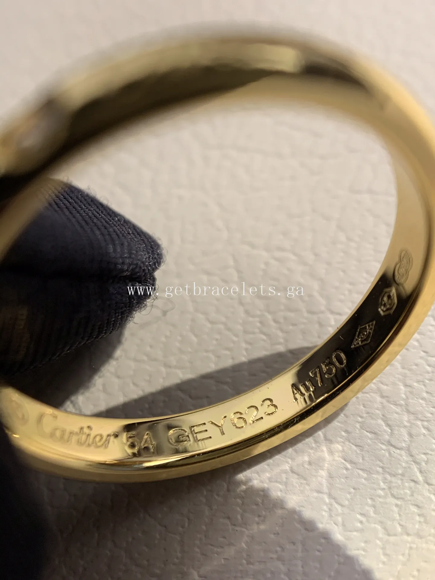 Cartier 1895 Wedding ring With 1 Diamonds Yellow Gold