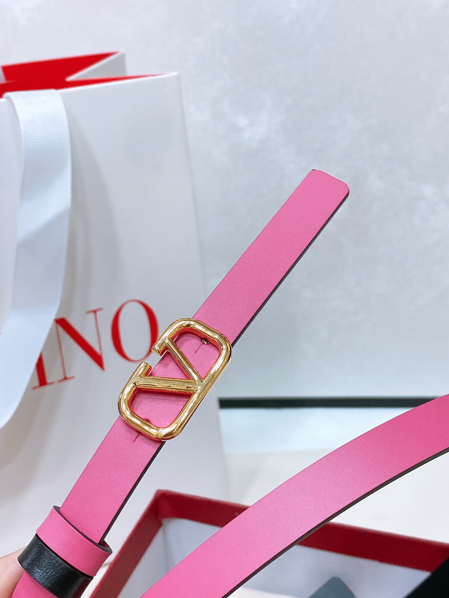 Valentino Leather Belts 1:1 Mirror Version