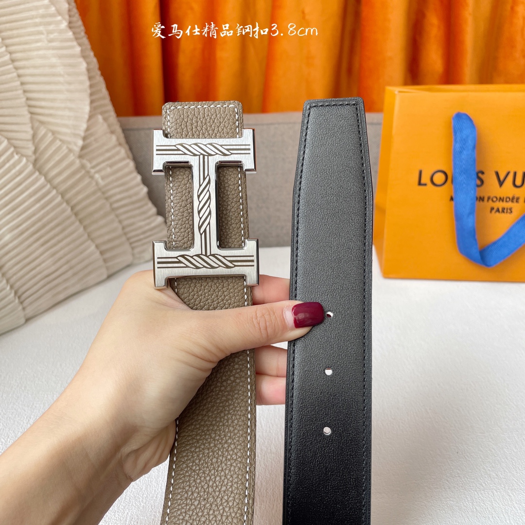 Hermes Leather Belts 1:1 Mirror Version