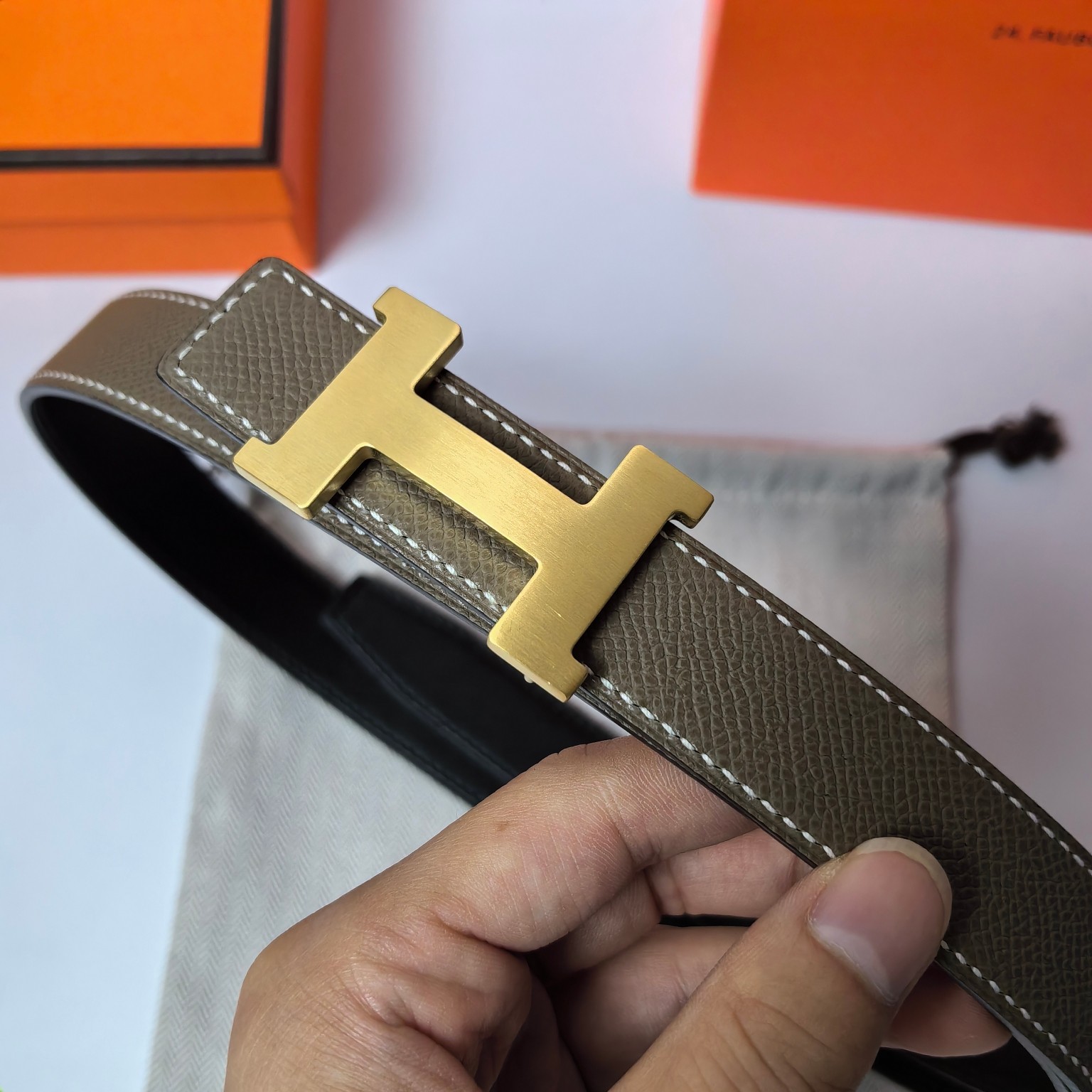 Hermes Leather Belts 1:1 Mirror Version