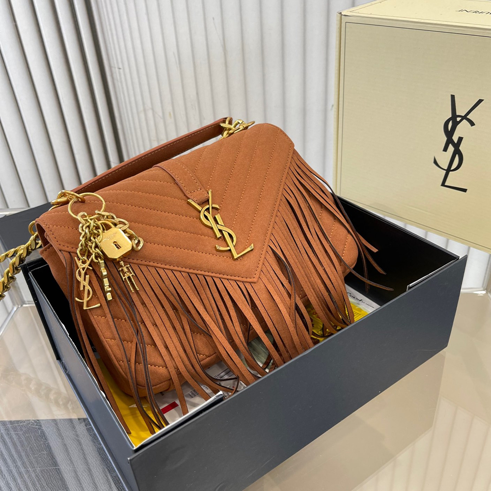 Saint Laurent YSL Monogram Tassel Hand Crossbody Shoulder Bag (Replica)