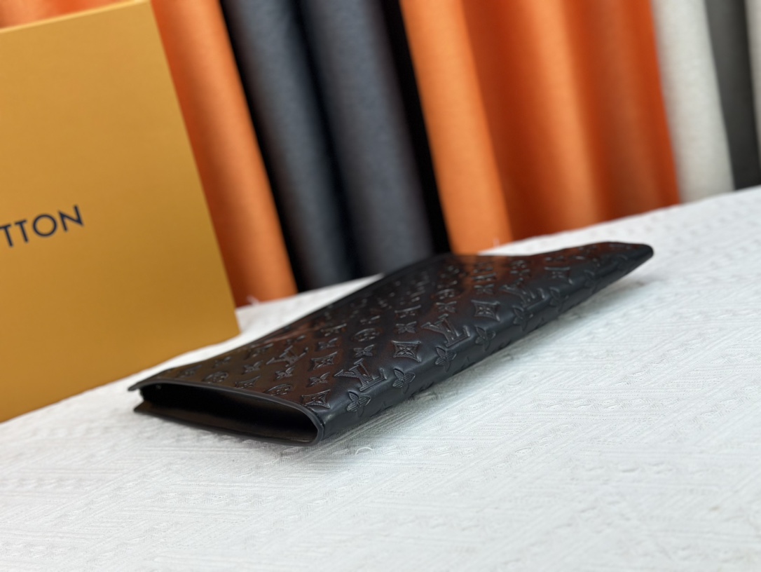 Louis Vuitton Pochette Jour Monogram Eclipse M82080 Clutch Bag Handbag