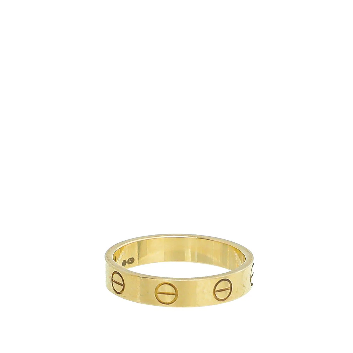 Cartier 18K Yellow Gold Love Wedding Band Ring 51