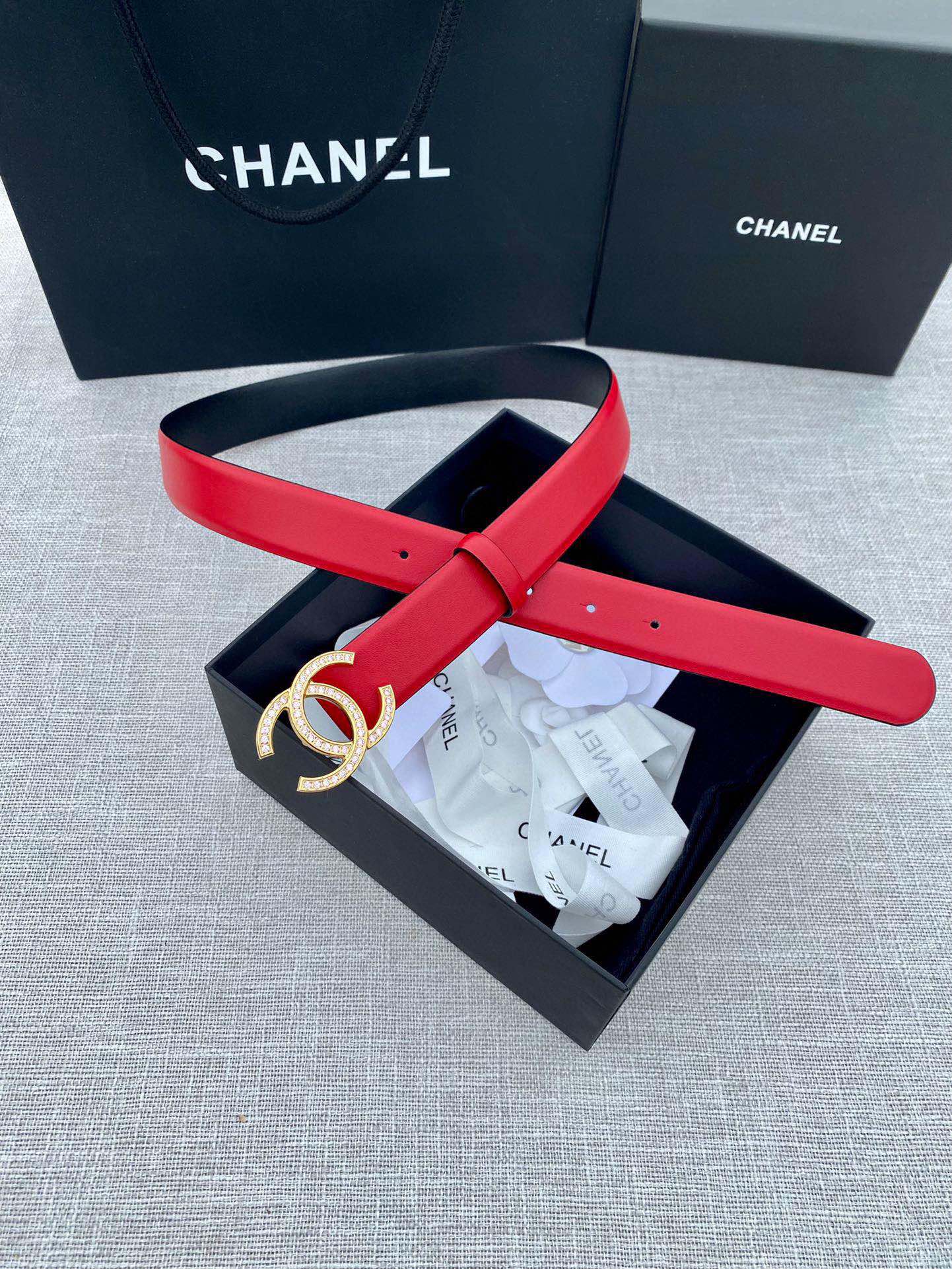 Chanel Leather Belts 1:1 Mirror Version