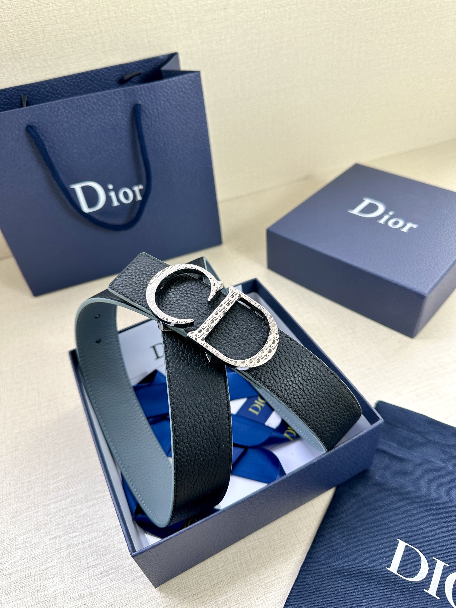 Dior Leather Belts 1:1 Mirror Version