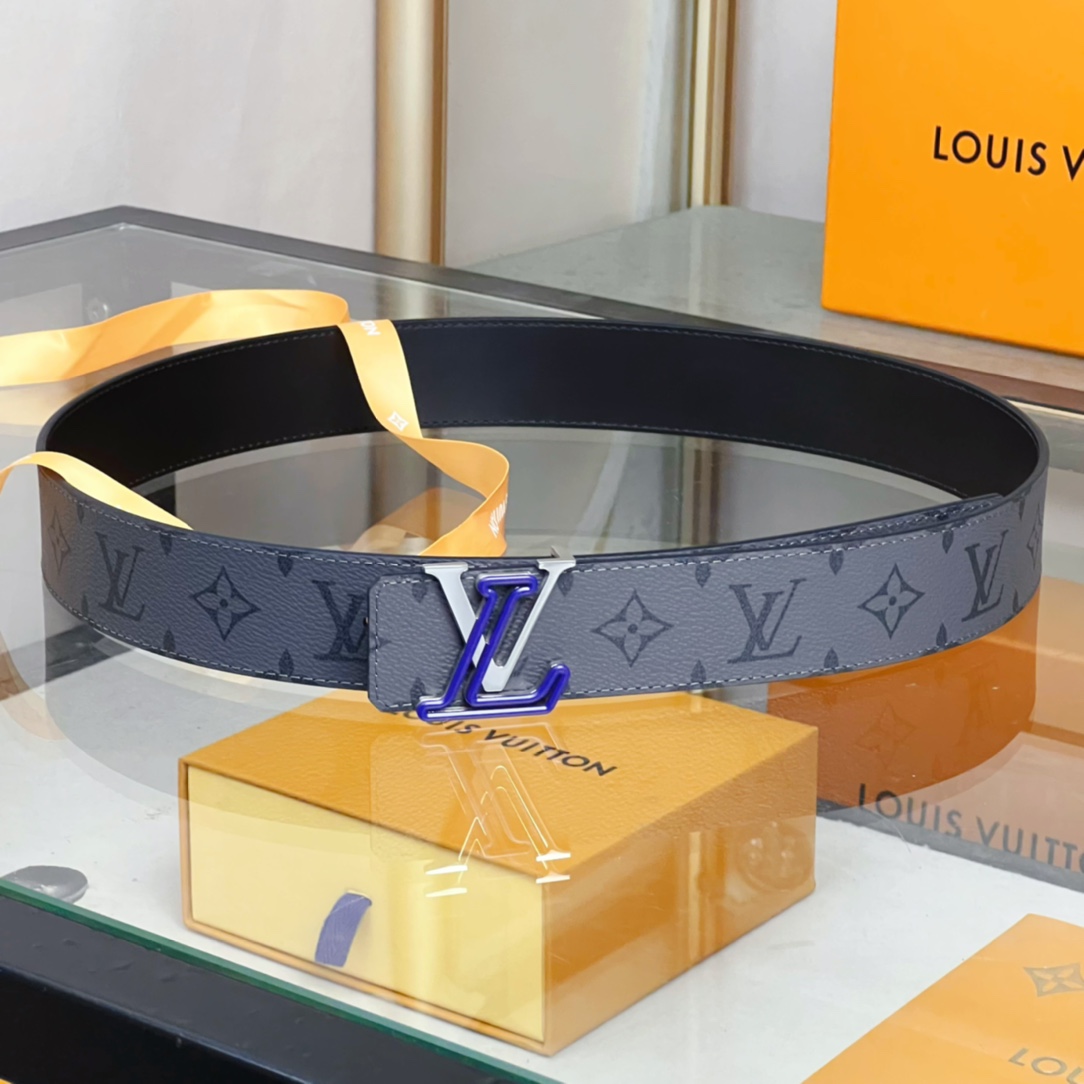 Louis Vuitton LV Leather Belts 1:1 Mirror Version