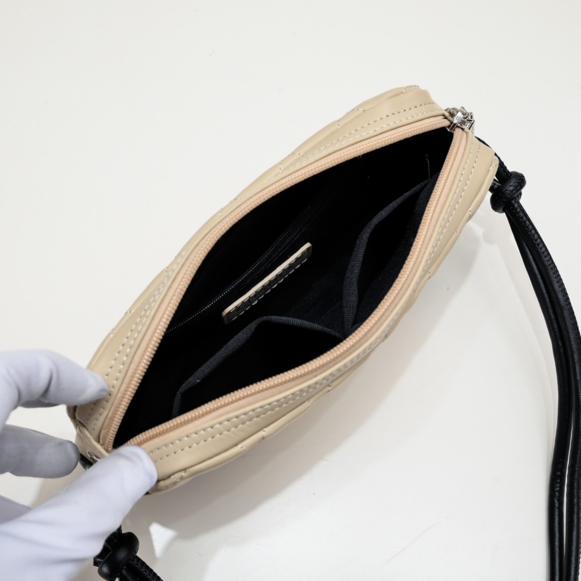 Chanel Ligne Cambon Bowling Bag Small Shoulder Bag Handbag