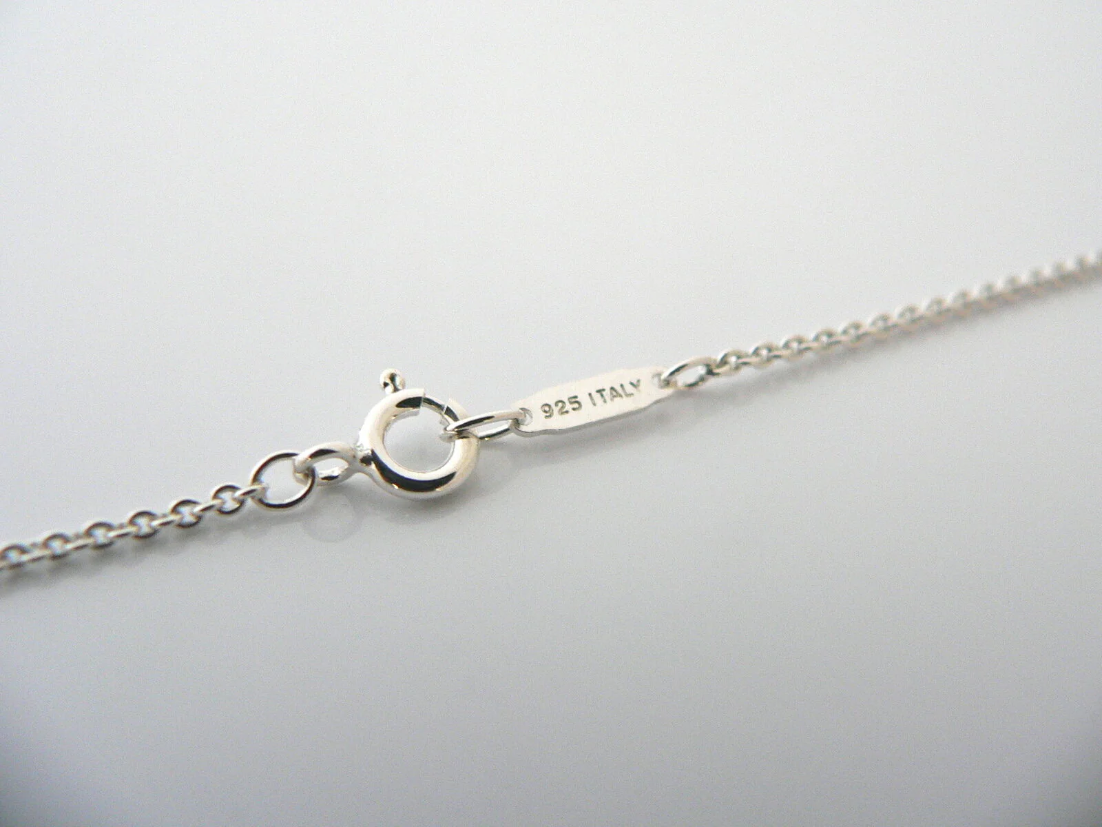 Tiffany Co Silver 1837 Triple Drop Circle Dangle Dangling Pendant Necklace Gift