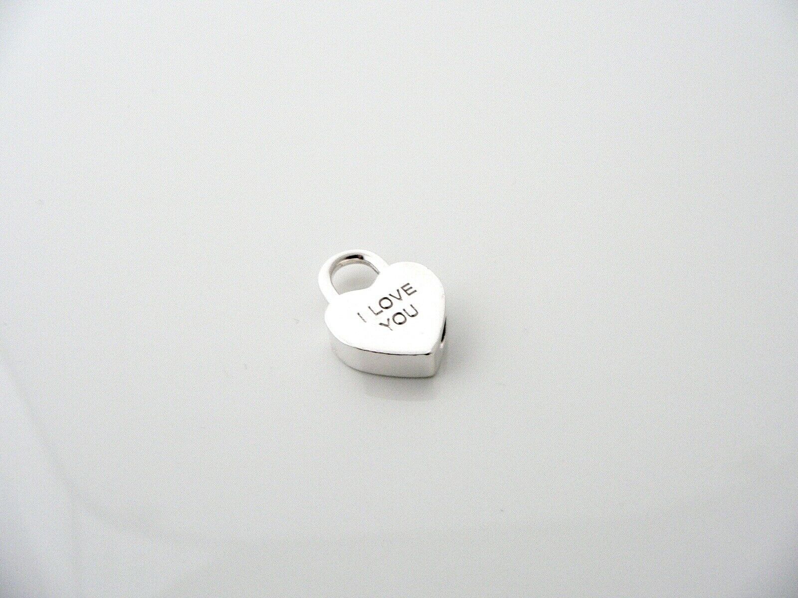 Tiffany & Co I Love You Heart Padlock Charm Pendant 4 Necklace Bracelet Gift