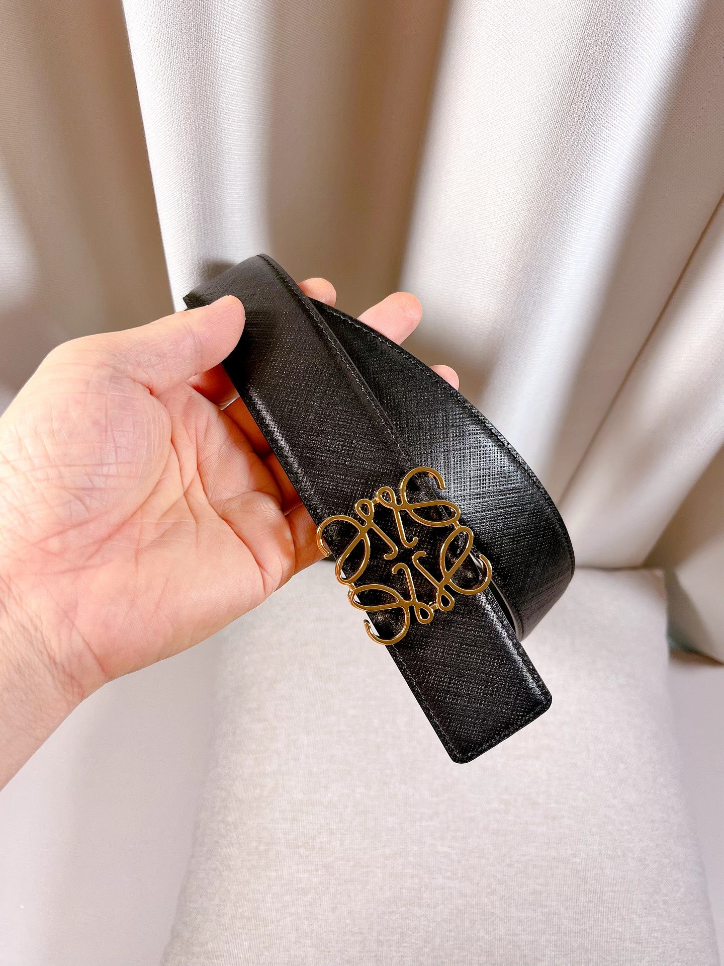 Loewe Leather Belts 1:1 Mirror Version