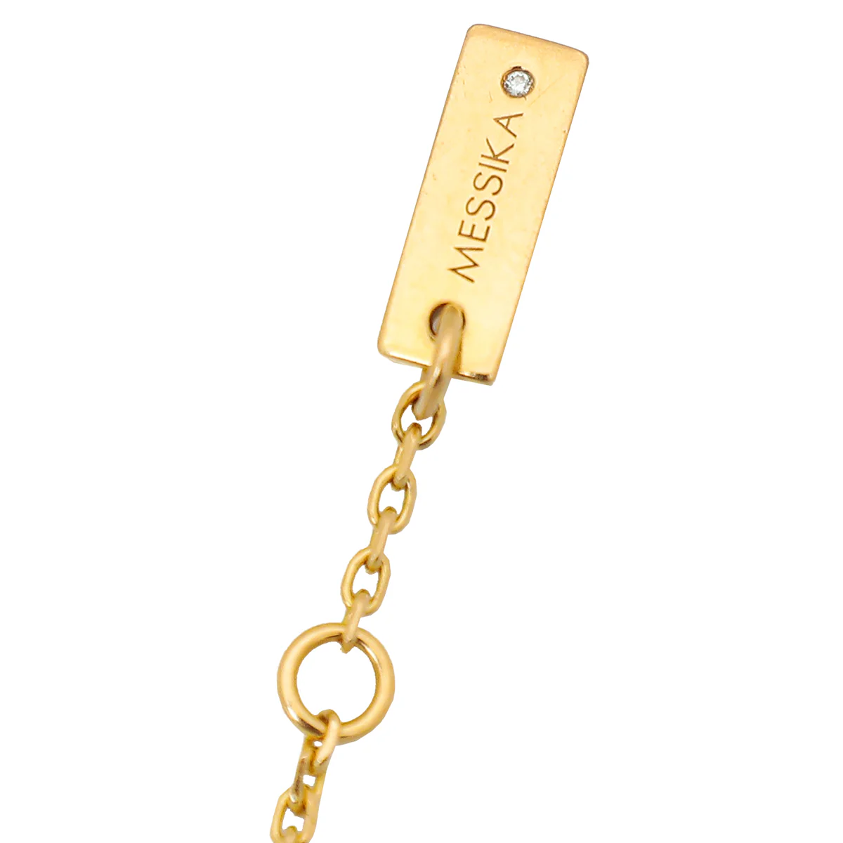 Messika 18K Pink Gold Move Uno Pave Diamond Bracelet