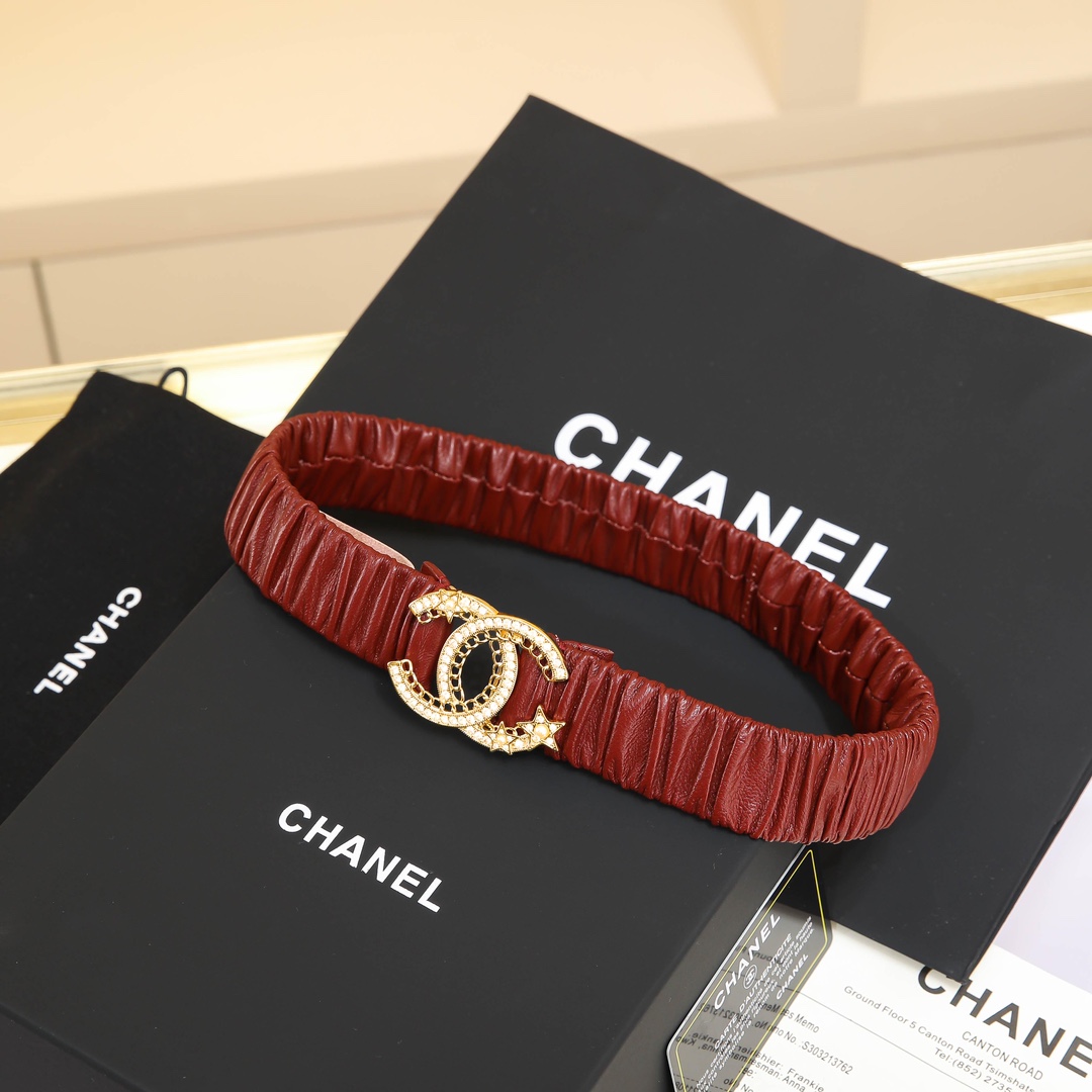 Chanel Leather Belts 1:1 Mirror Version