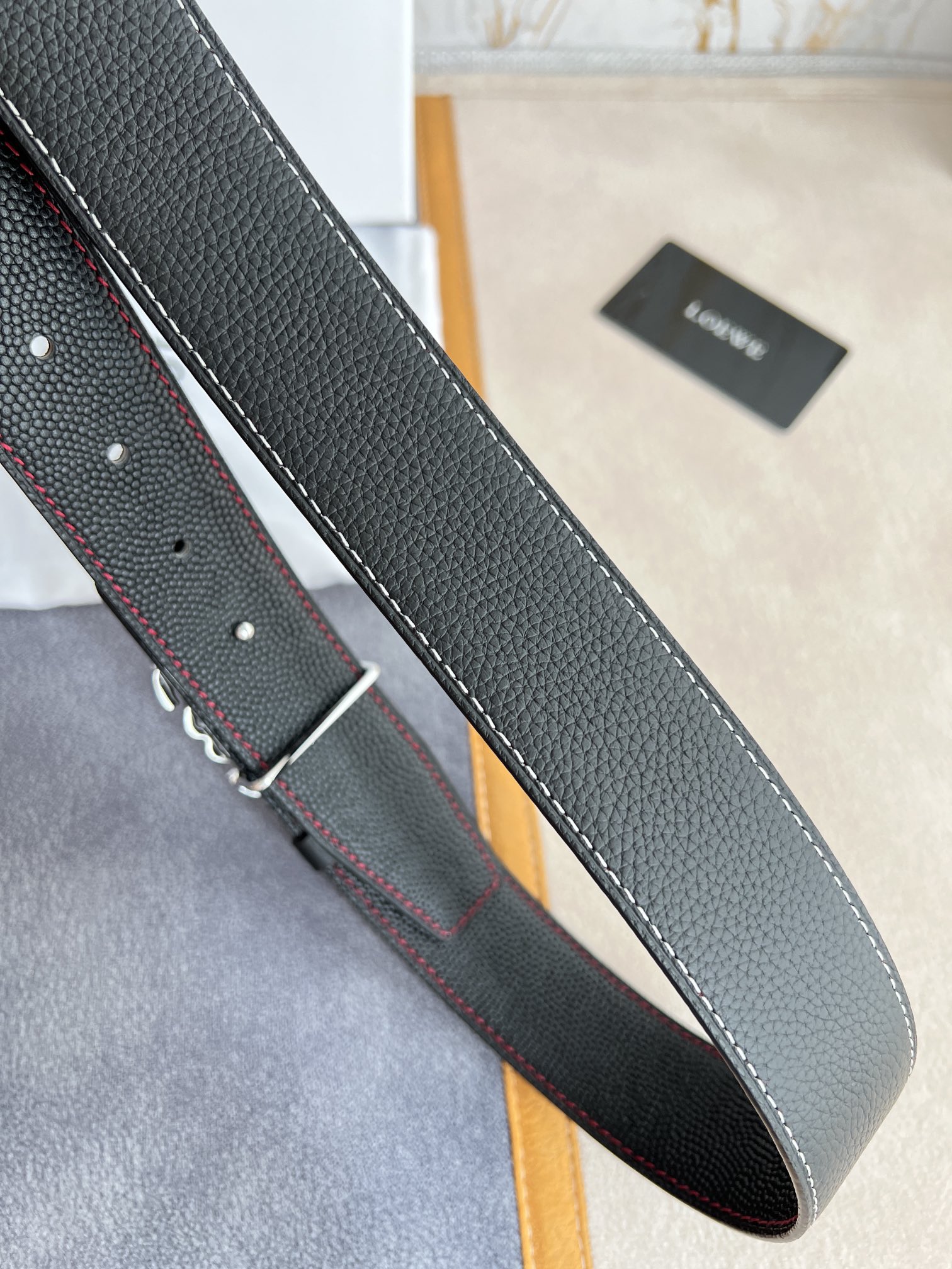 Loewe Leather Belts 1:1 Mirror Version