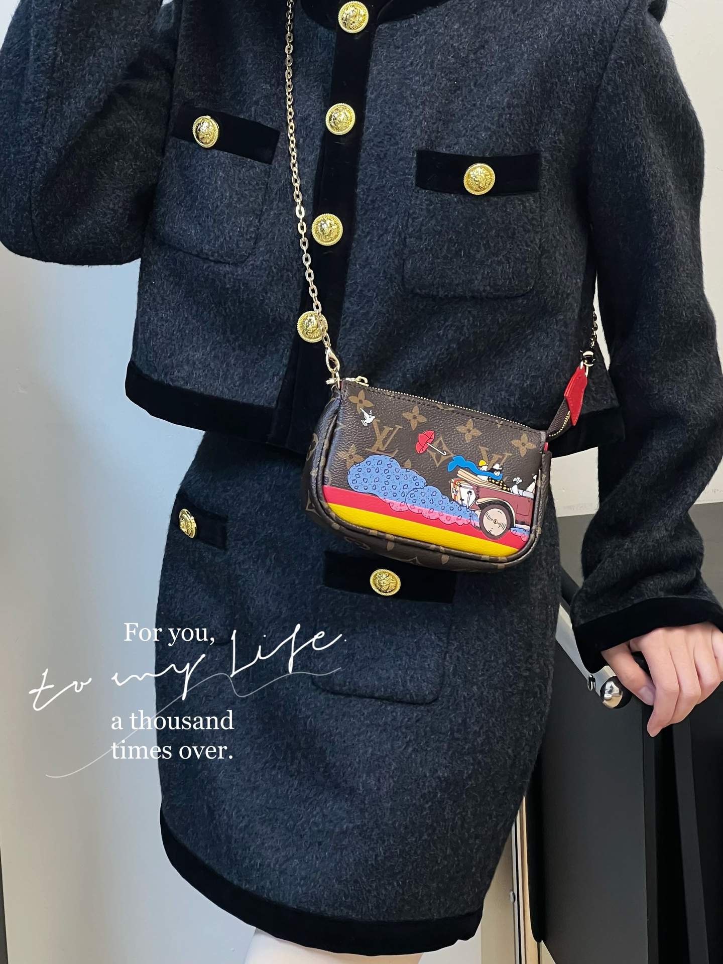 Louis Vuitton Multi Pochette Accessories Mini Bag Purse