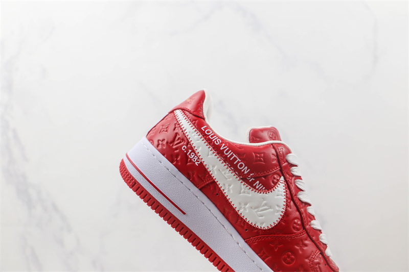 Louis Vuitton x Nike Air Force 1'07 LV8 Low Red/white/LV Monogram