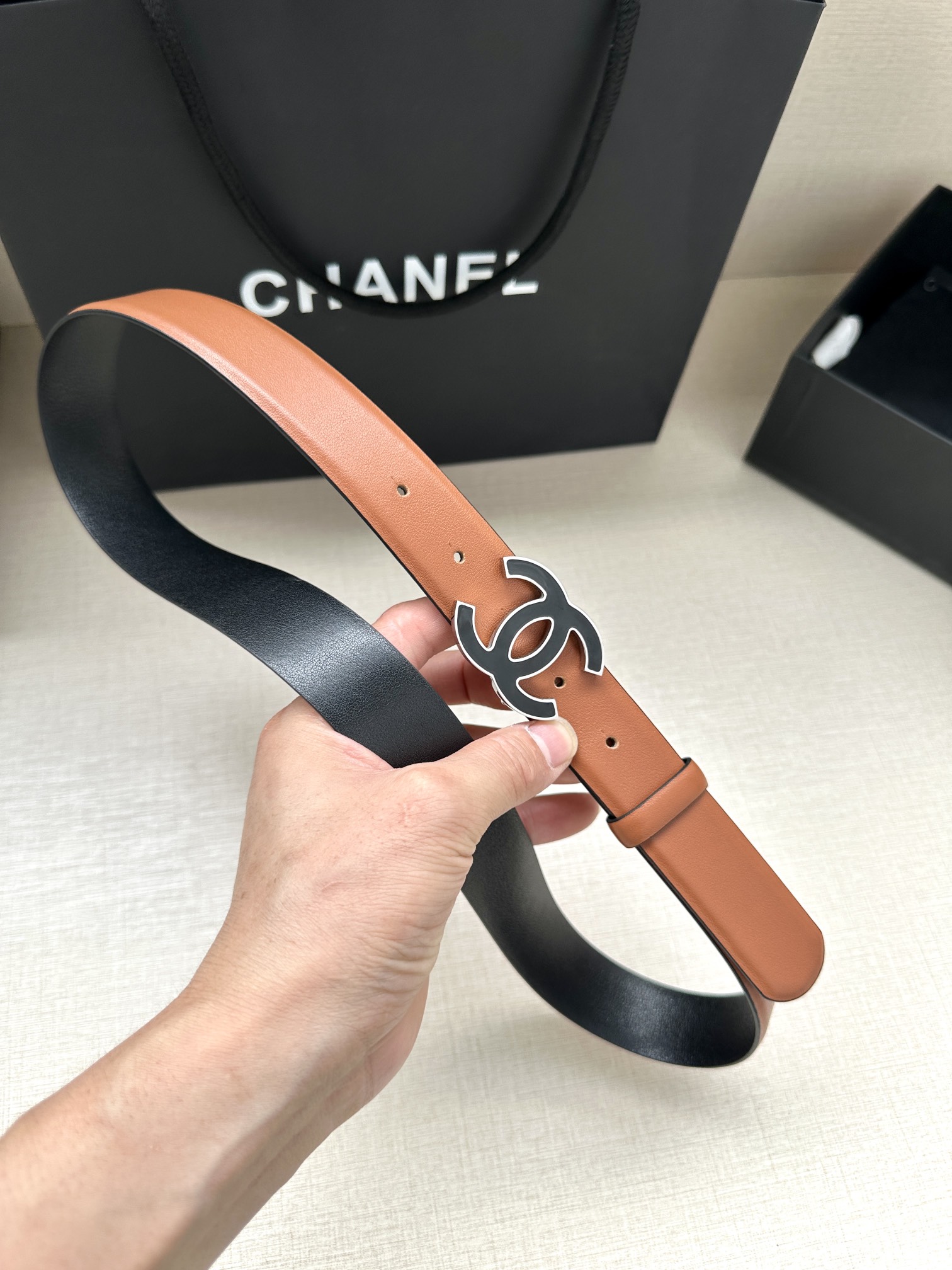 Chanel Leather Belts 1:1 Mirror Version