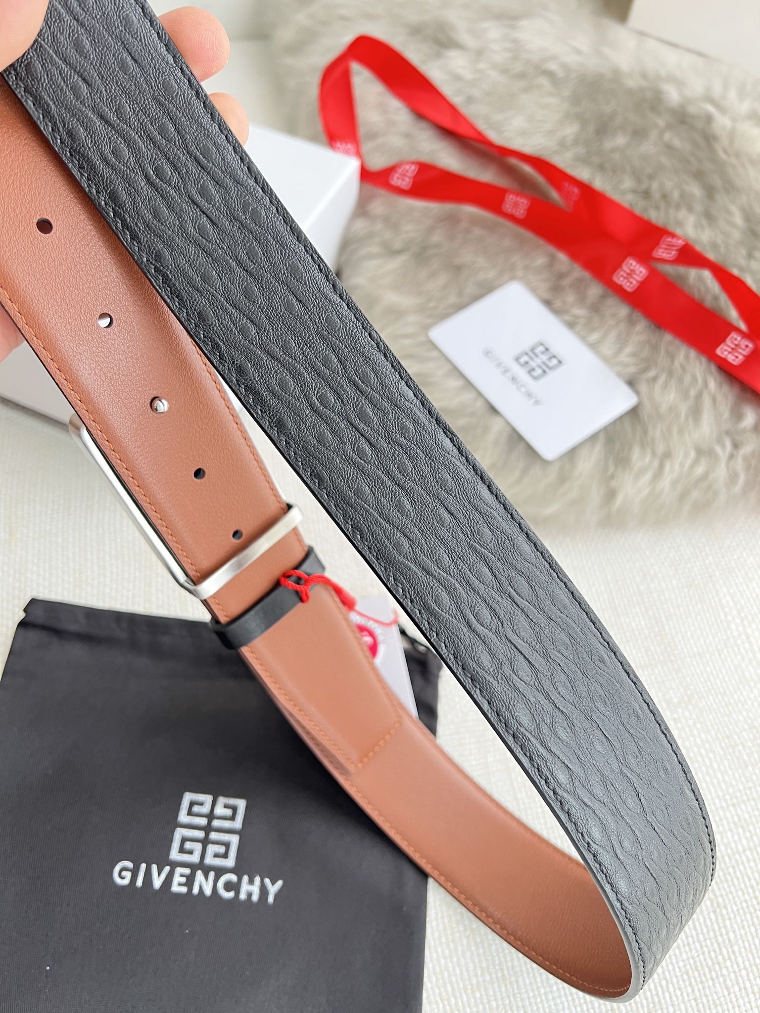Givenchy Leather Belts 1:1 Mirror Version