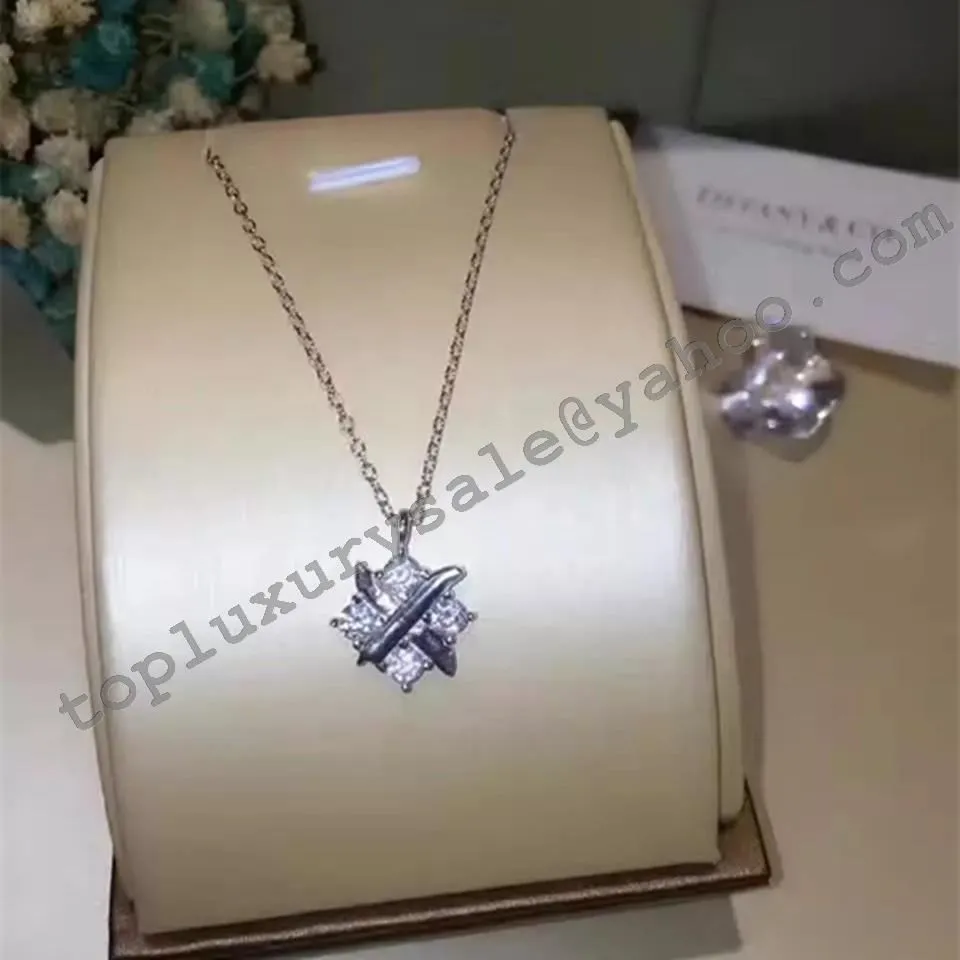 New Arrival TIFFANY & CO Schlumberger Lynn Pendant Chain Necklace Sterling Birthday Gift Sale Italy 23349868
