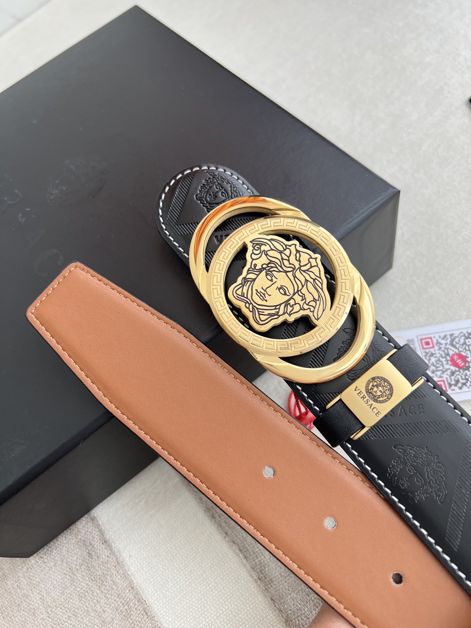 Versace Leather Belts 1:1 Mirror Version