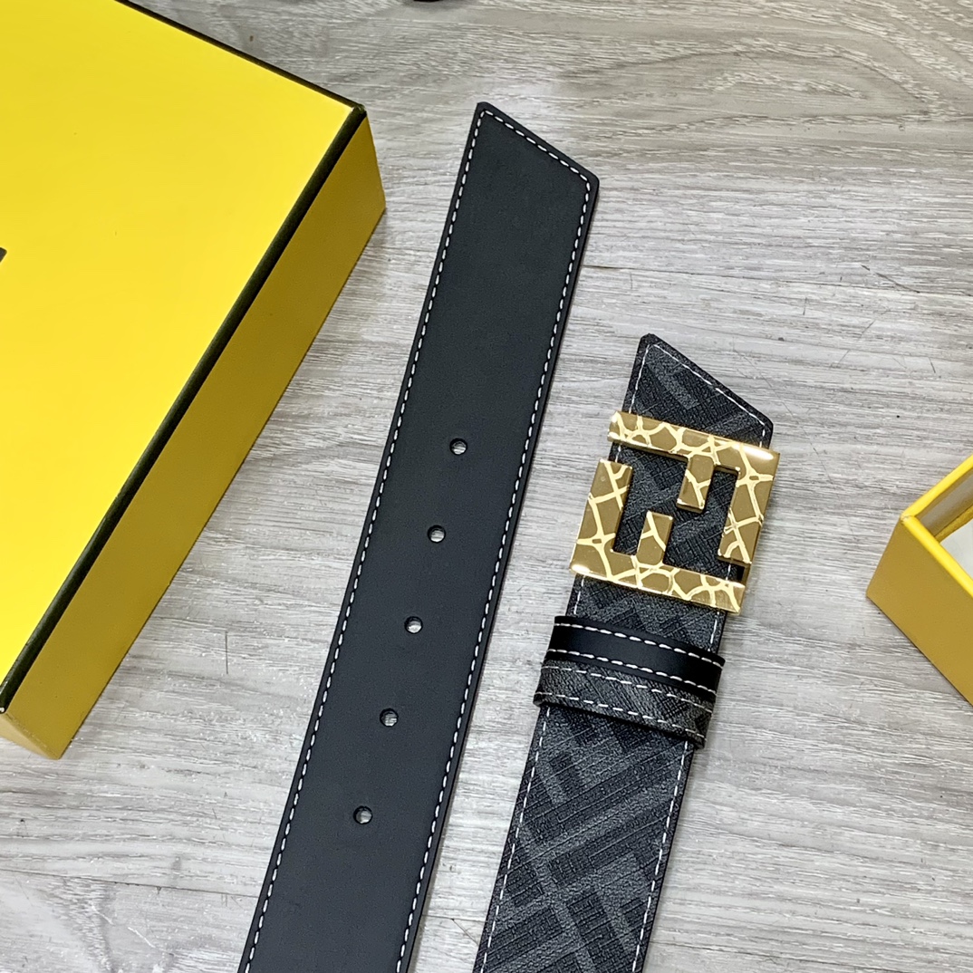 Fendi Leather Belts 1:1 Mirror Version