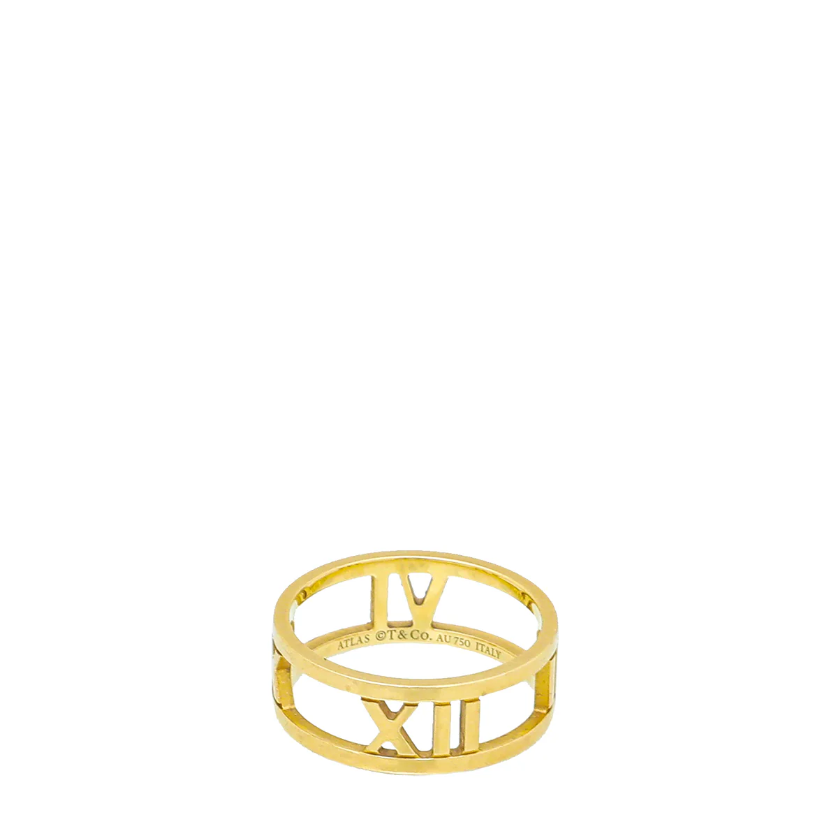 Tiffany & Co 18K Yellow Gold Atlas Open Ring