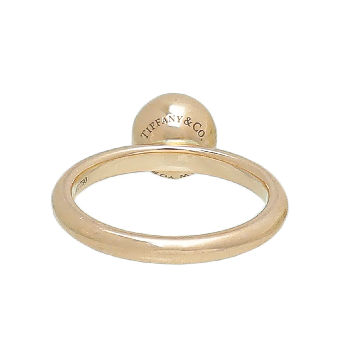 Tiffany & Co 18K Yellow Gold 12mm Ball Ring 53