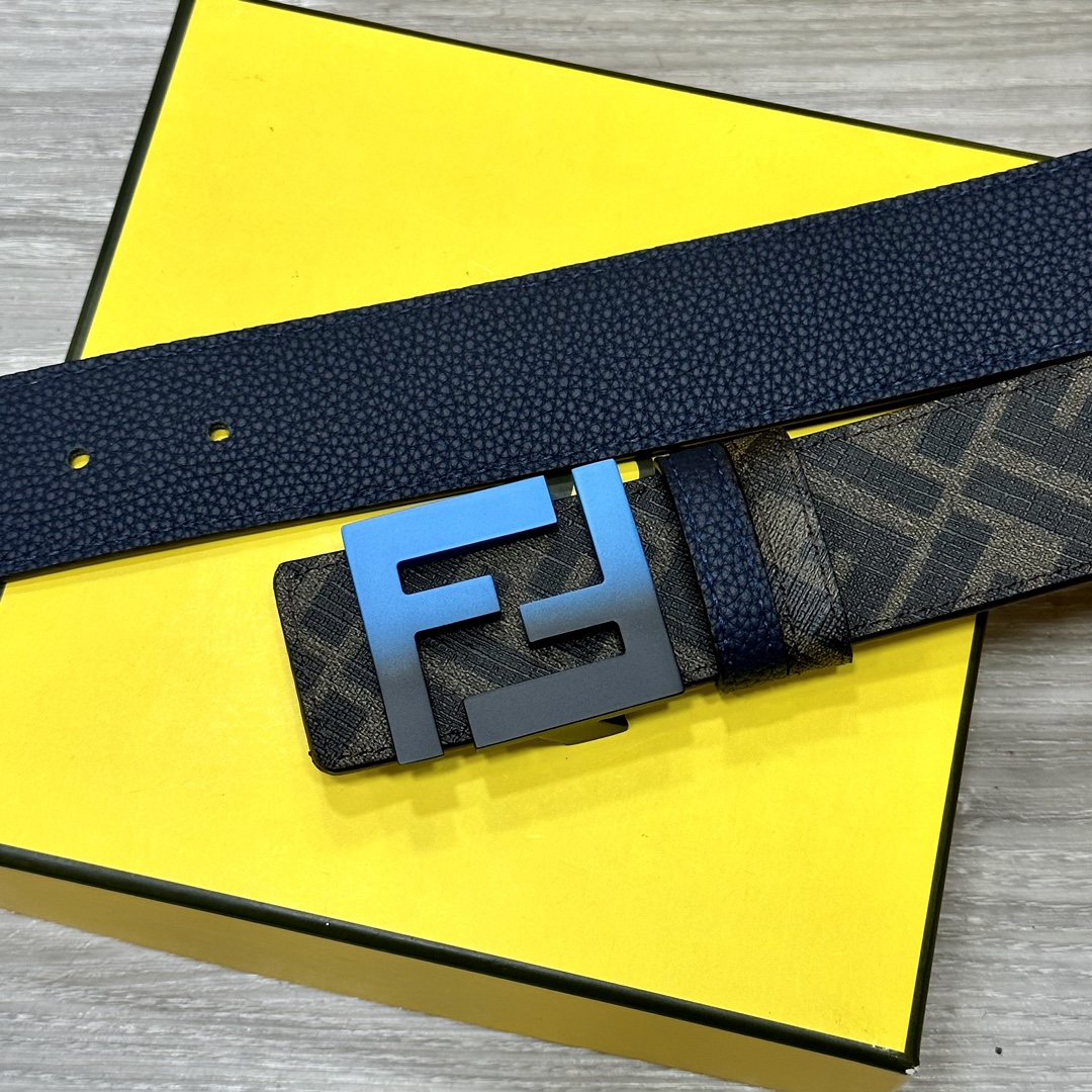 Fendi Leather Belts 1:1 Mirror Version