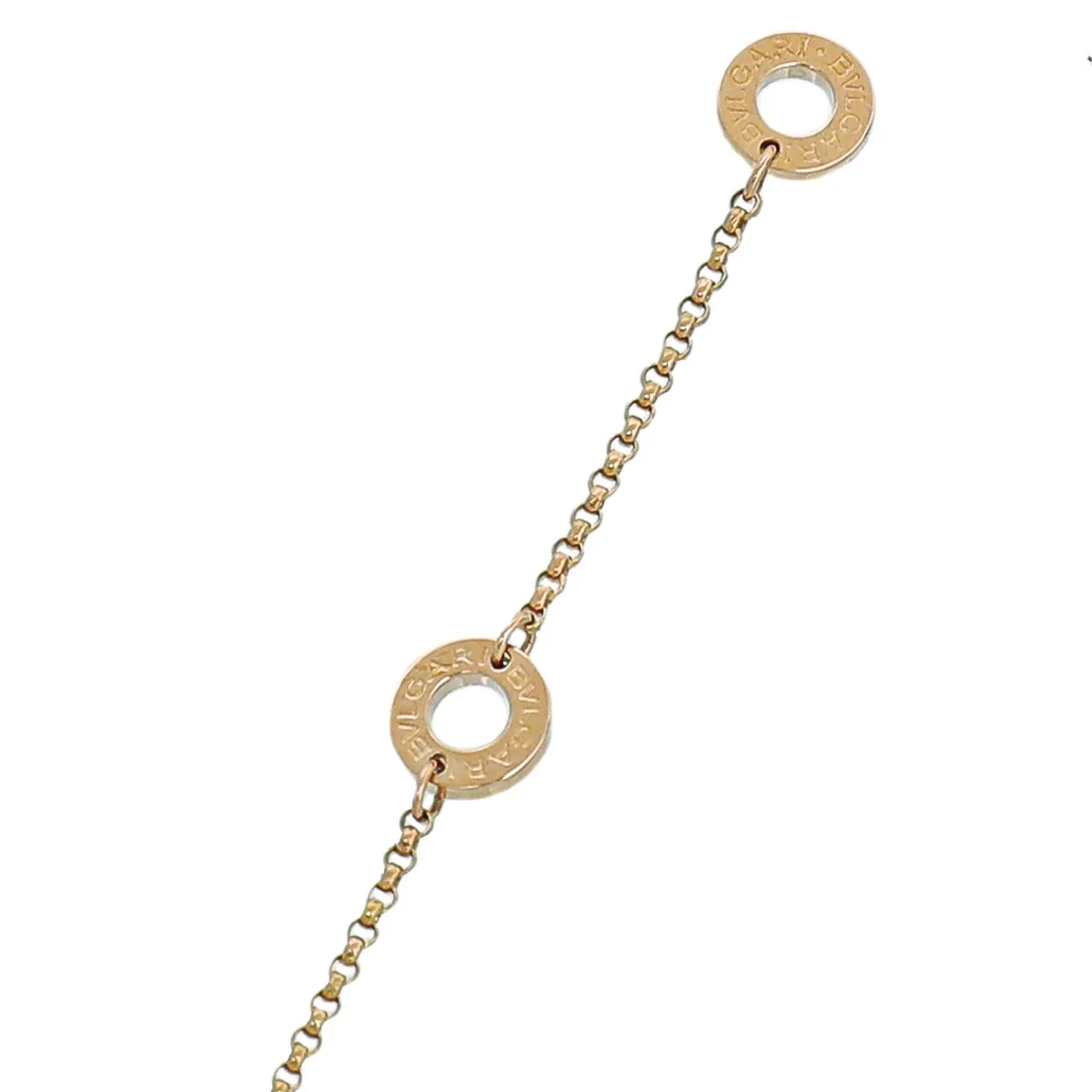 Bvlgari 18K Rose Gold Bronze Ceramic B Zero1 Necklace