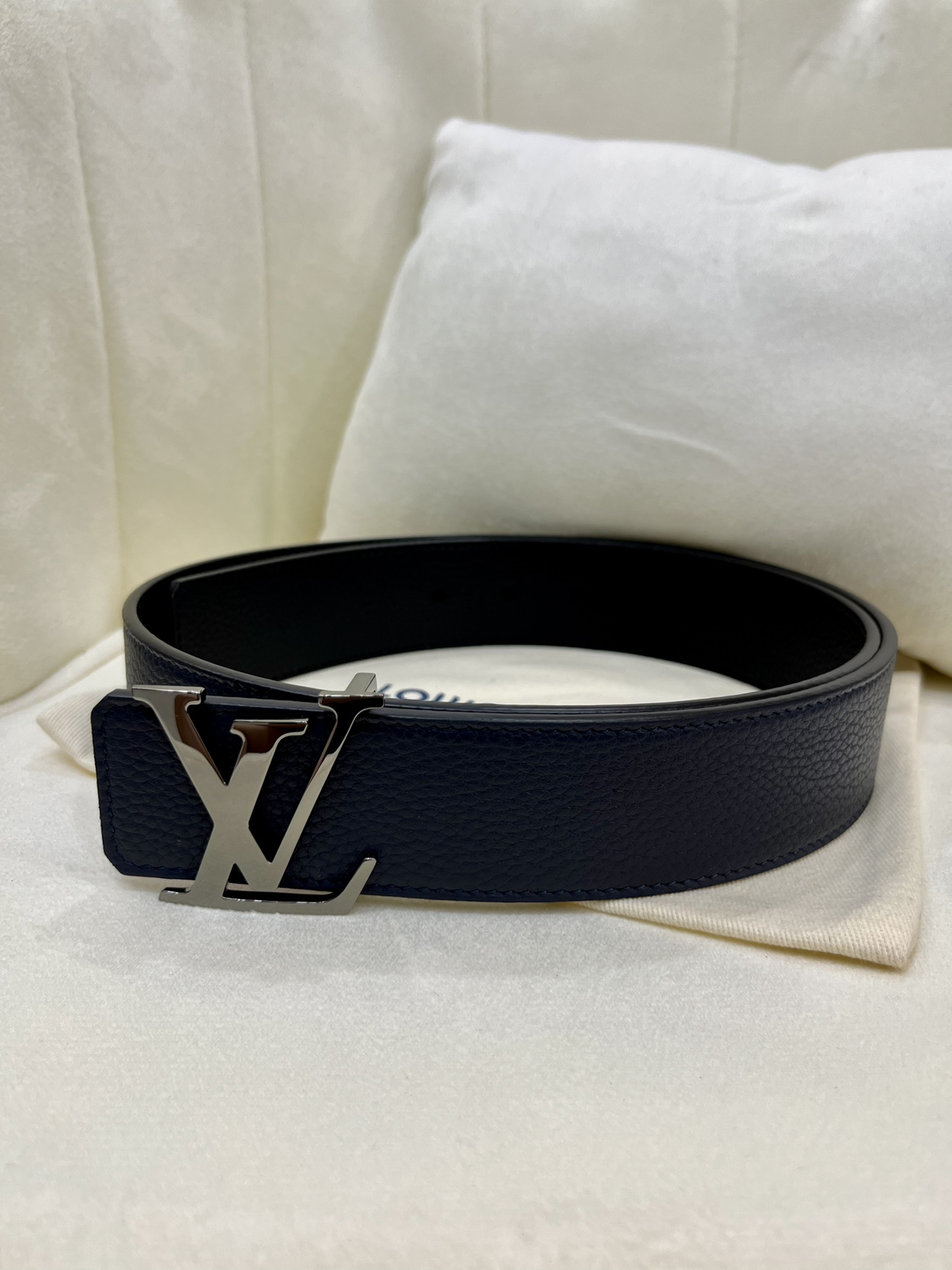 Louis Vuitton LV Leather Belts 1:1 Mirror Version