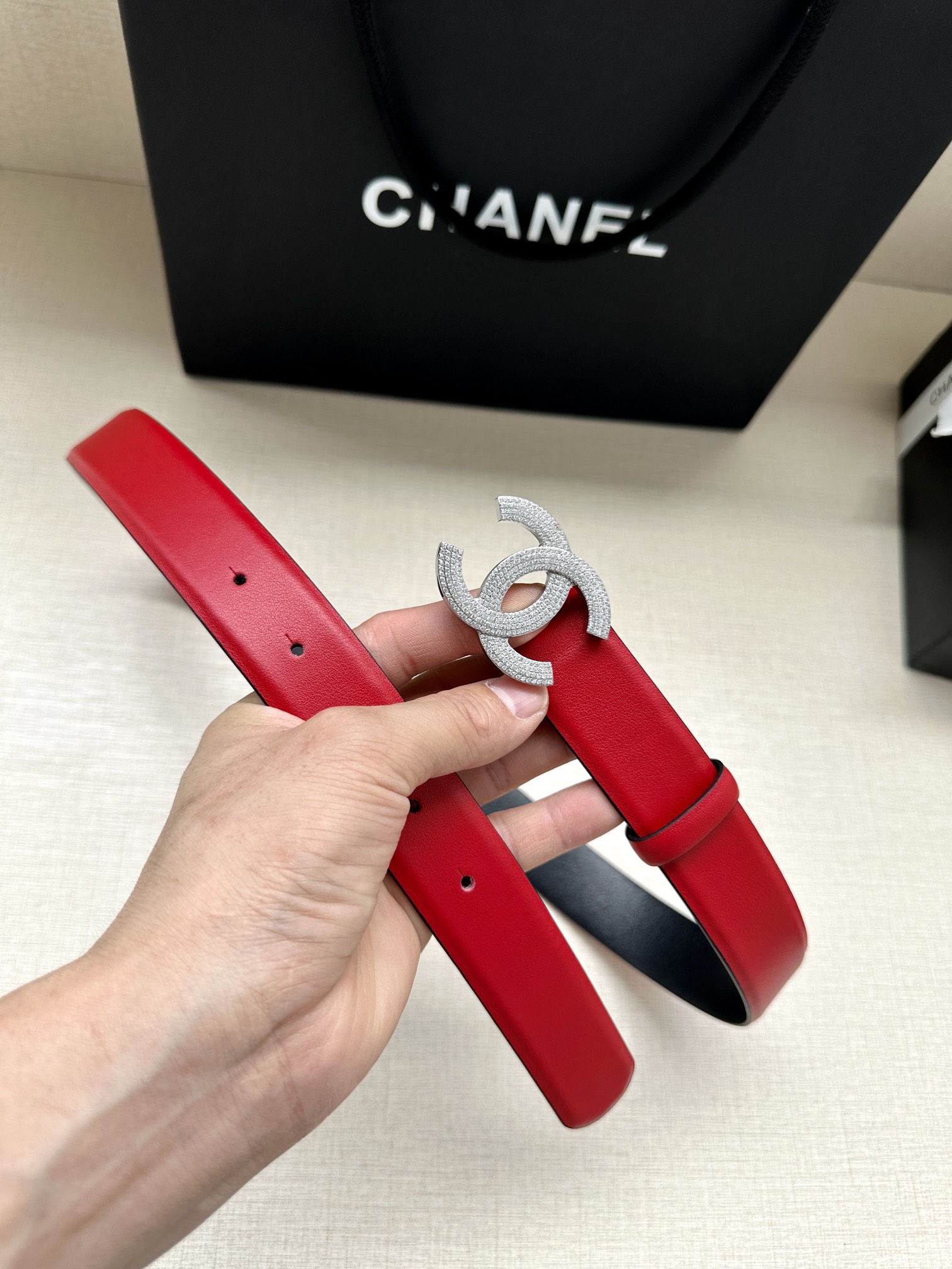 Chanel Leather Belts 1:1 Mirror Version