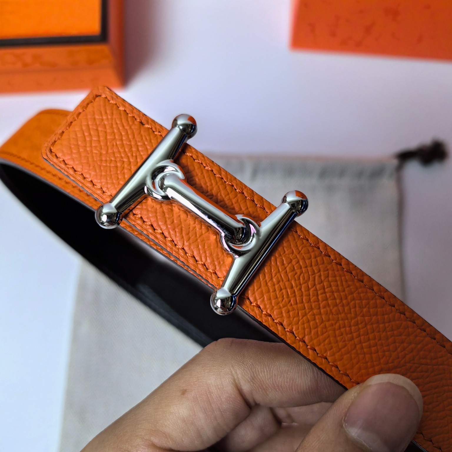 Hermes Leather Belts 1:1 Mirror Version