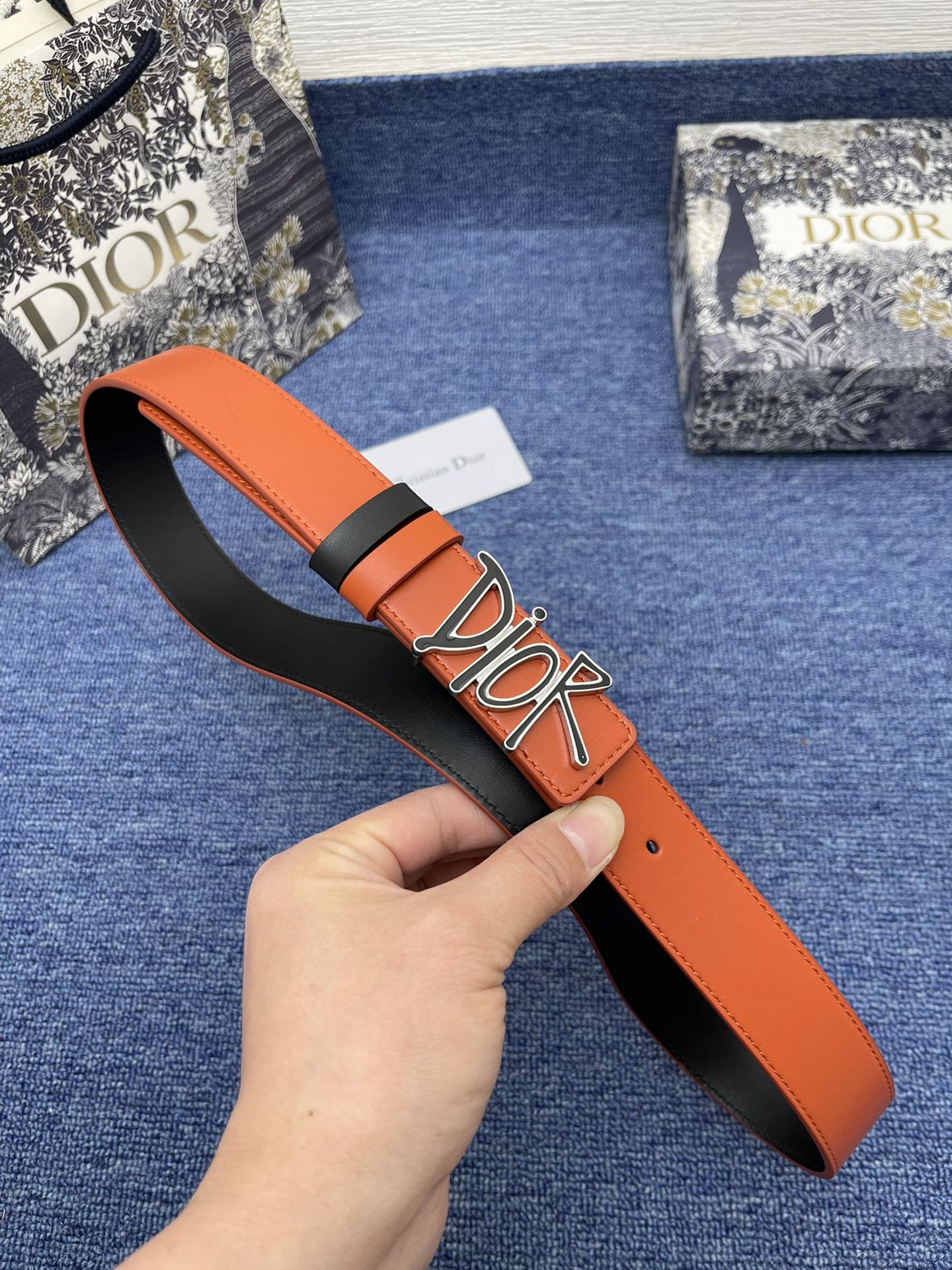 Dior Leather Belts 1:1 Mirror Version