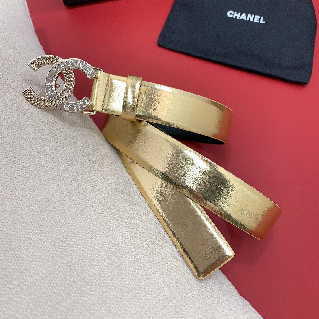 Chanel Leather Belts 1:1 Mirror Version