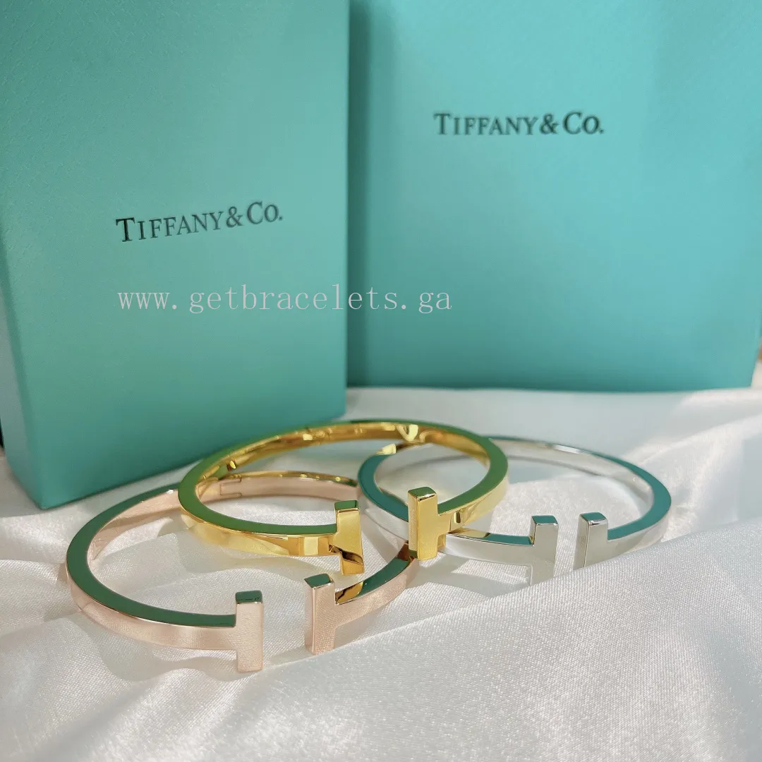 Tiffany T Square Bracelet in Sterling Silver/Rose Gold/Yellow Gold