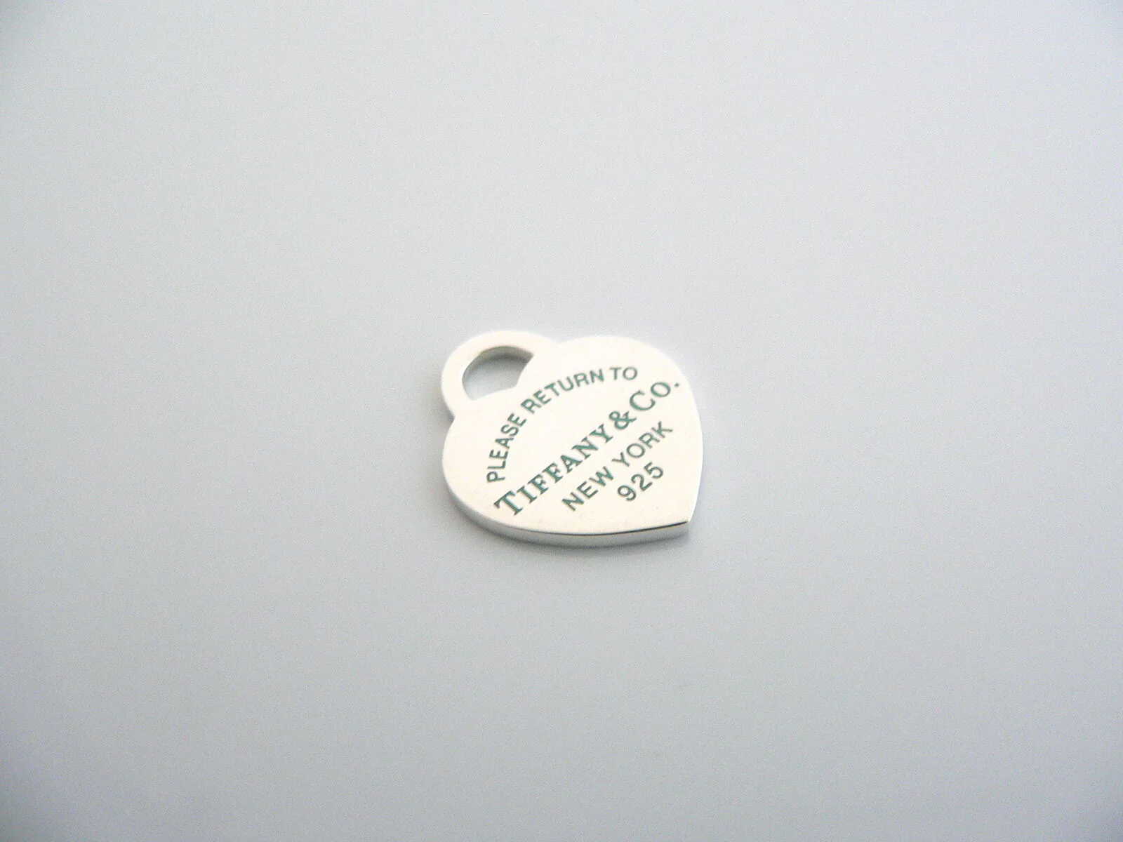 Tiffany & Co Return Blue Enamel Heart Pendant Charm 4 Necklace Bracelet Gift Art