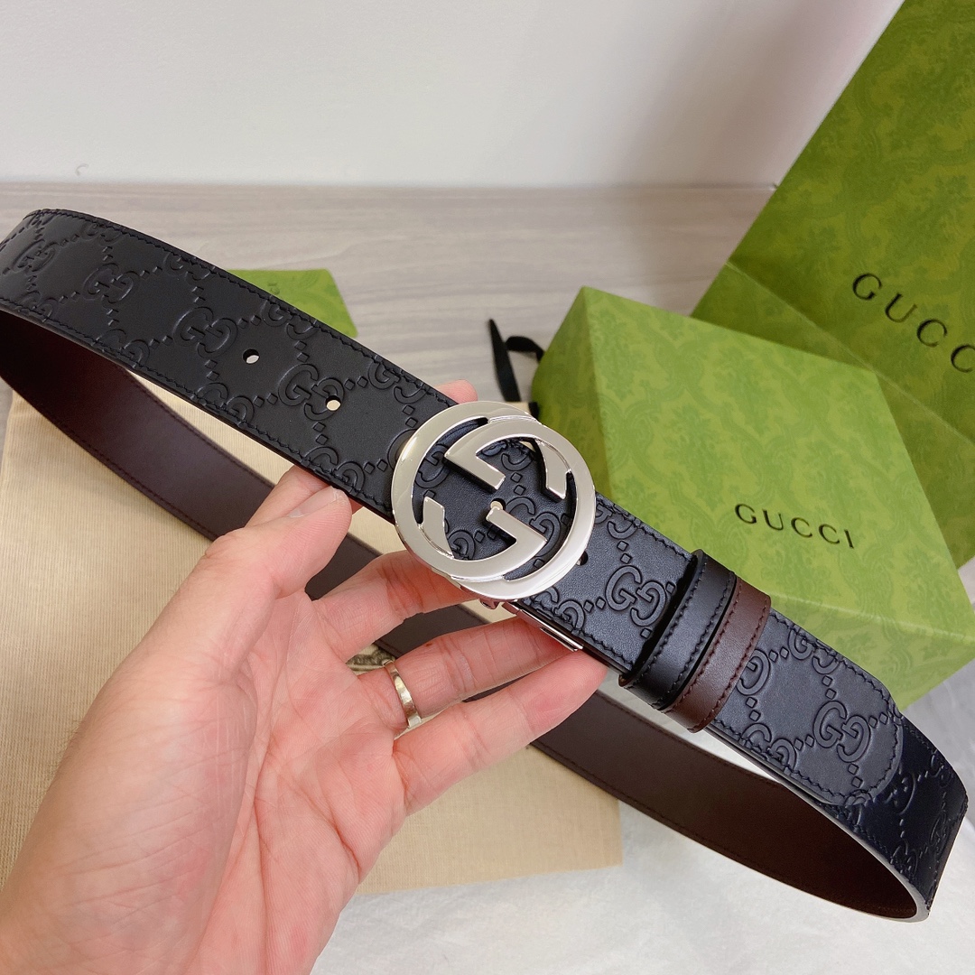 Gucci Leather Belts 1:1 Mirror Version