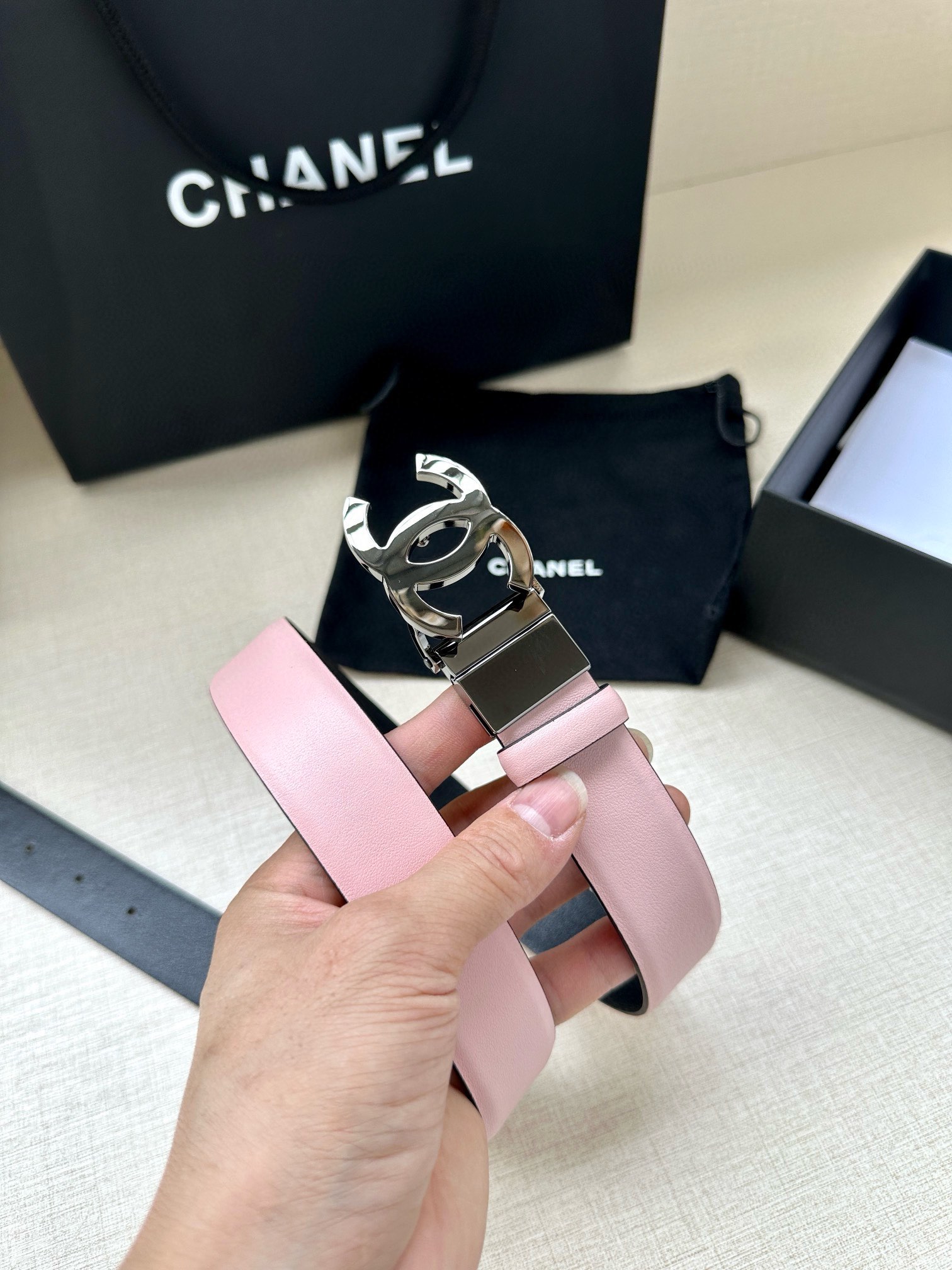 Chanel Leather Belts 1:1 Mirror Version