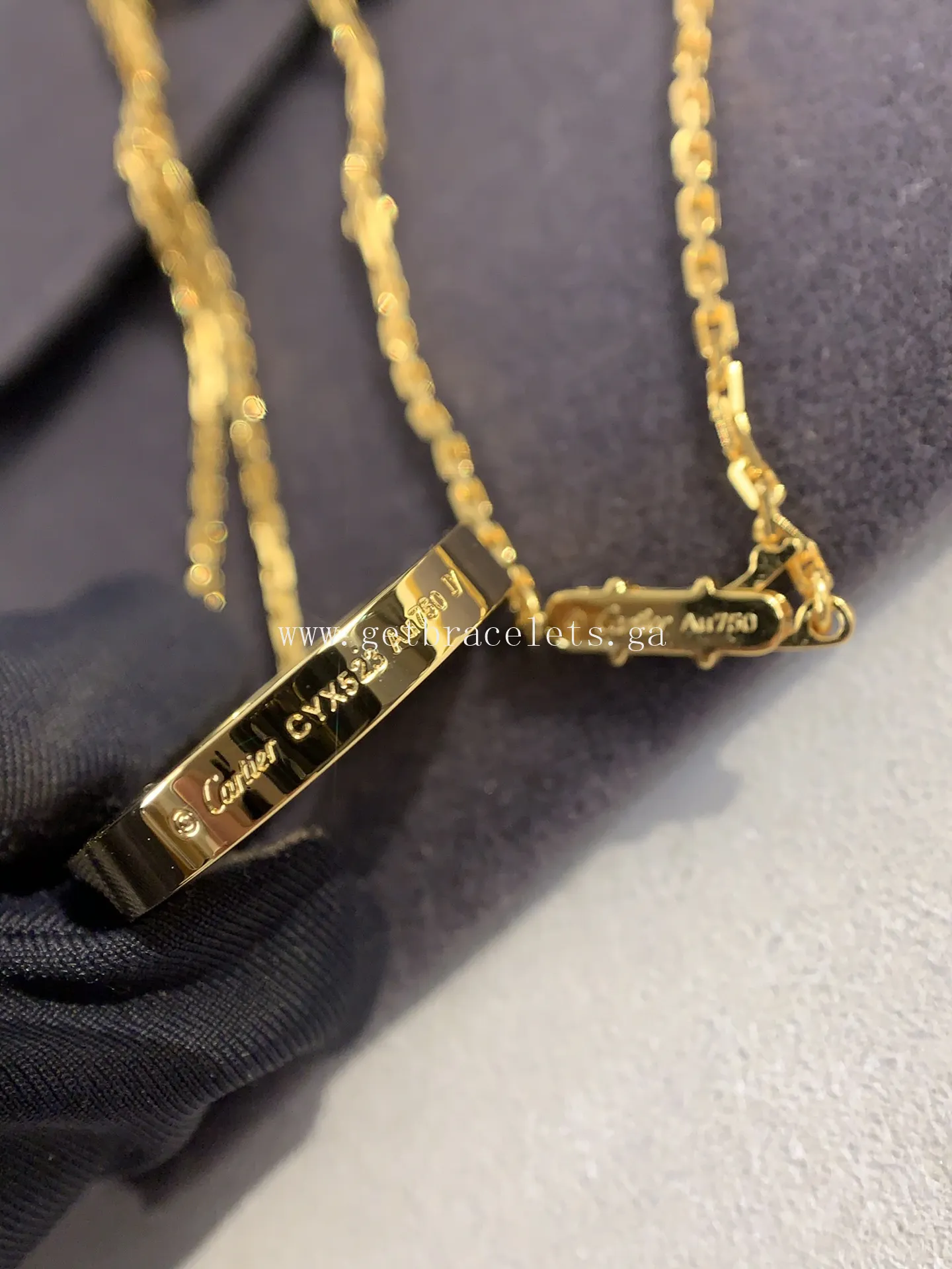 Cartier Love Necklace Yellow Gold